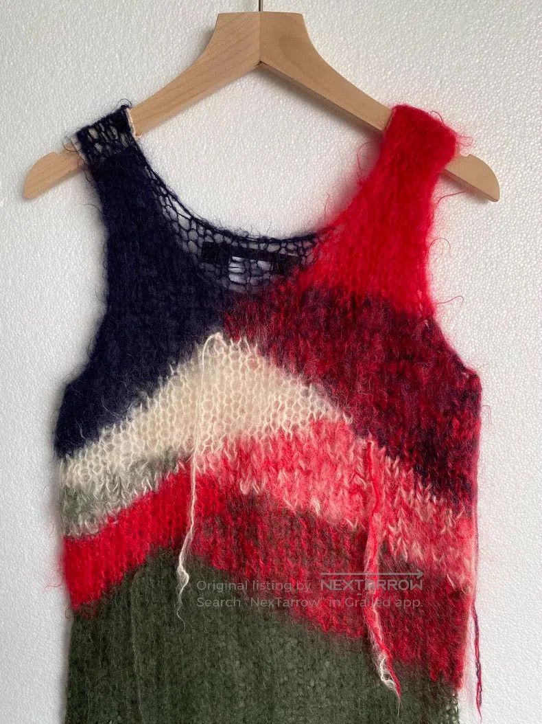 Junya Watanabe Junya Watanabe Ripped punk tattered knit sweater vest Size S / US 4 / IT 40 - 5 Thumbnail