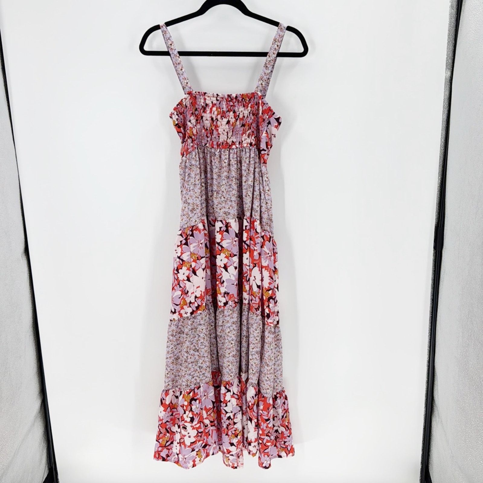 Other Band of Gypsies tiered adjustable maxi dress summer sz S Size S / US 4 / IT 40 - 2 Thumbnail