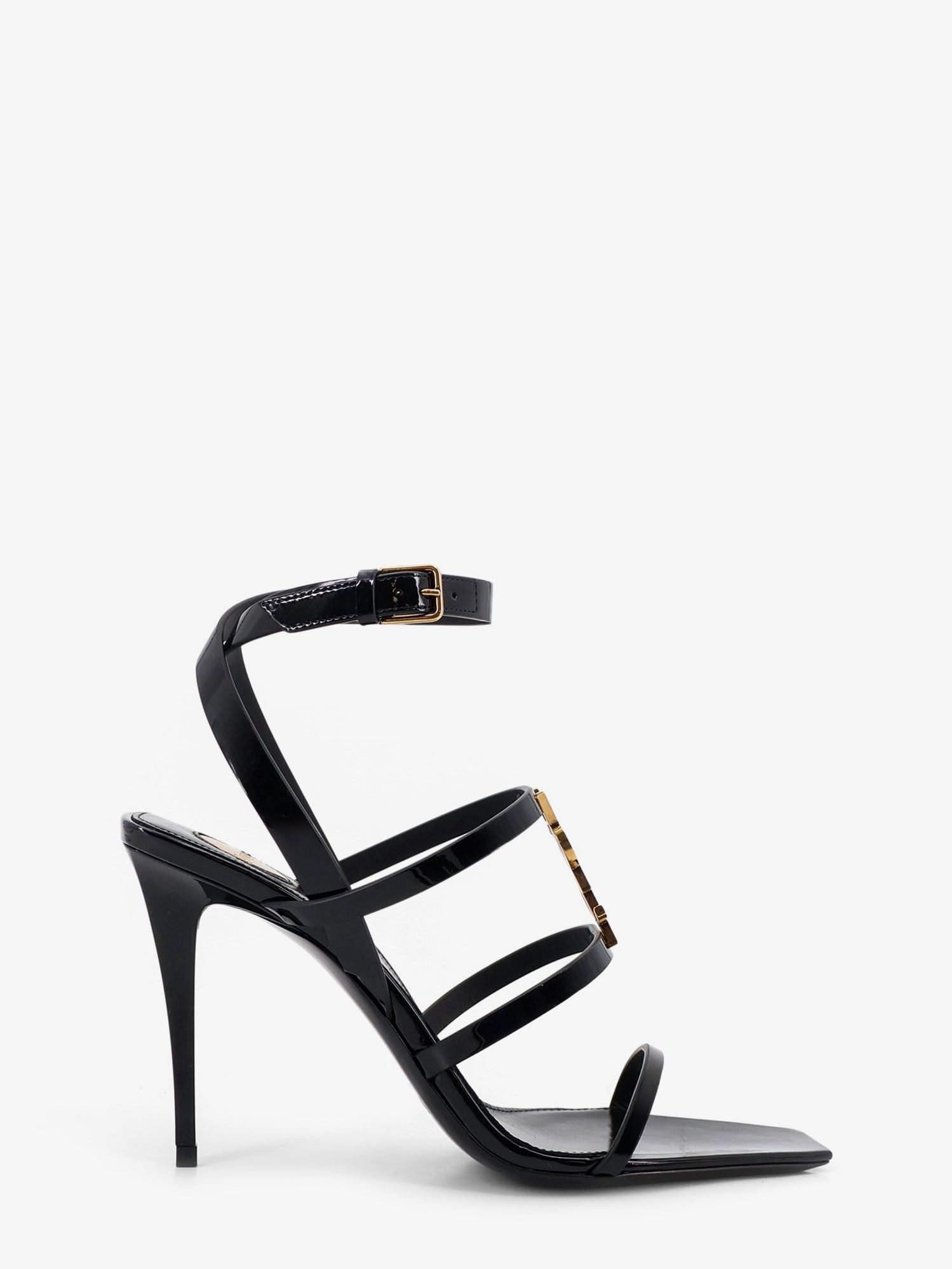 Yves Saint Laurent Saint Laurent Cassandre patent leather sandals IT 39 Women - USA Tariffs Included Size US 9 / IT 39 - 1 Thumbnail