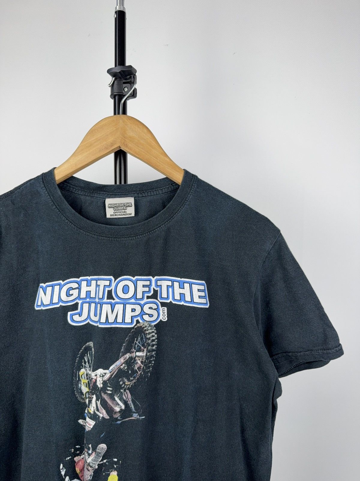 Vintage Vintage 00s Motocross Night of the Jumps Red Bull T Shirt Size US L / EU 52-54 / 3 - 2 Thumbnail