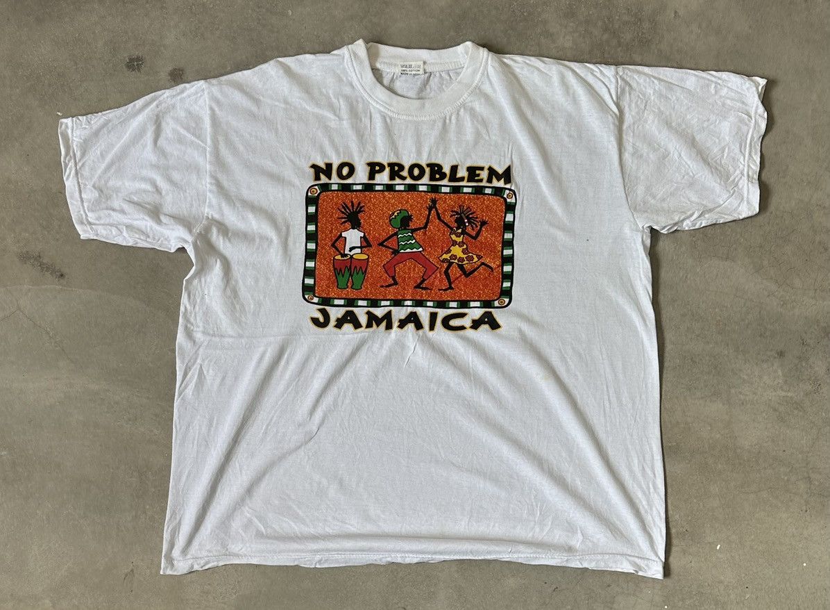 Vintage VINTAGE NO PROBLEM JAMAICA TEE Size US XXL / EU 58 / 5 - 1 Thumbnail