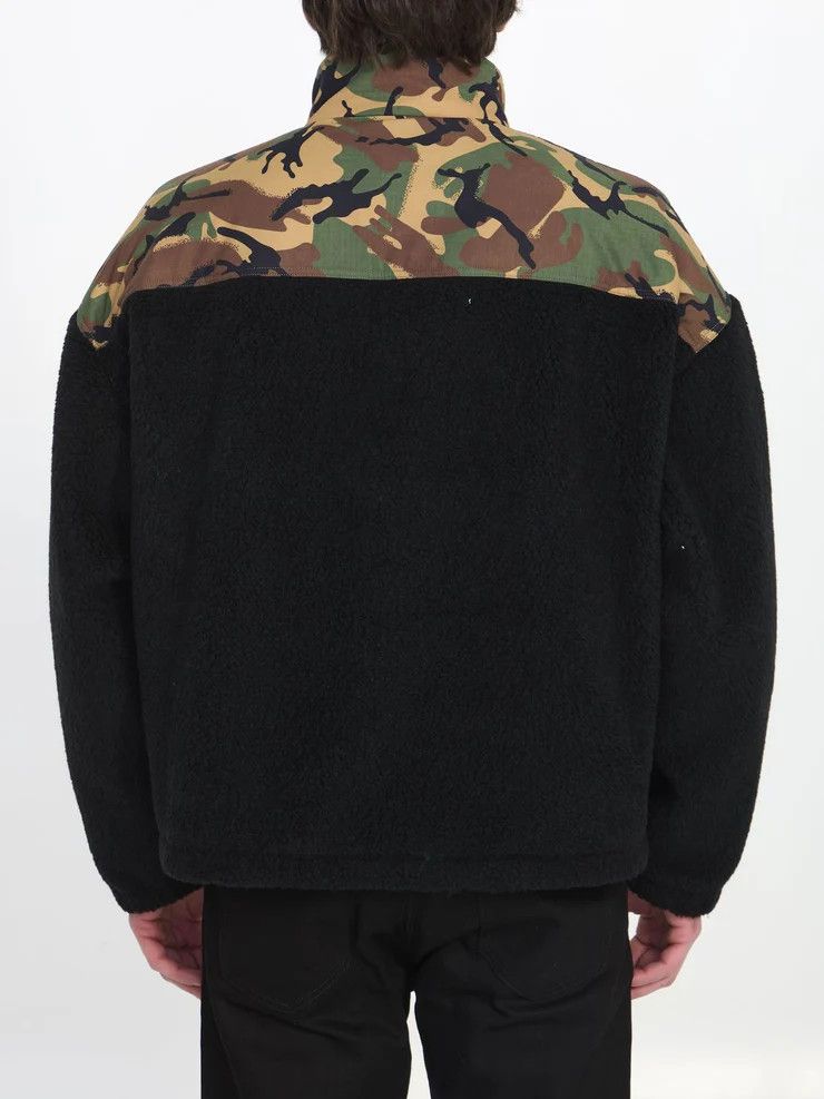 Celine o1bcso1str0825 2W67B188Y Bimaterial Jacket Black/Camouflage Size US L / EU 52-54 / 3 - 3 Thumbnail