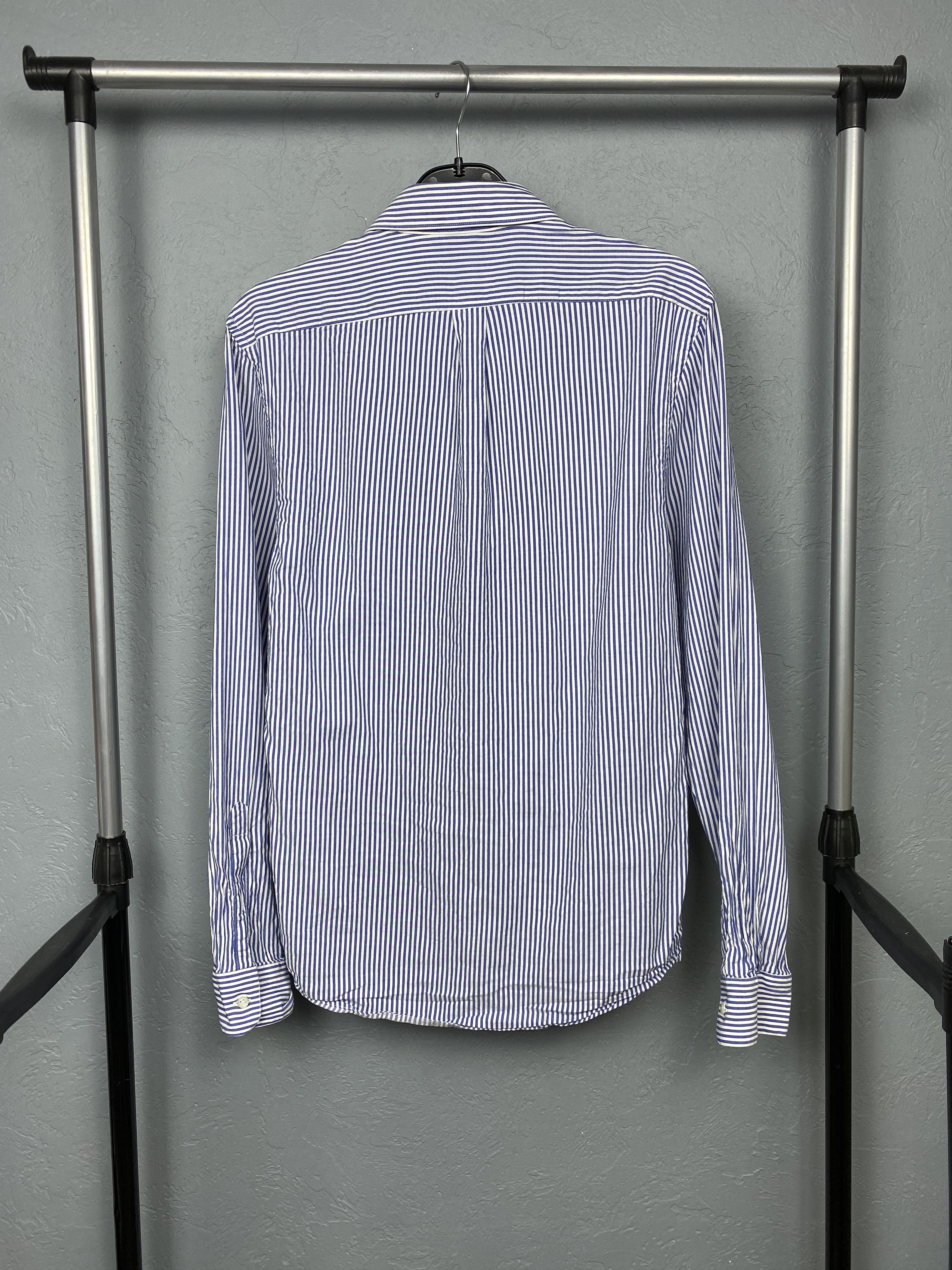Reiss Reiss Mens Long Sleeve Striped Shirt Size US M / EU 48-50 / 2 - 6 Thumbnail