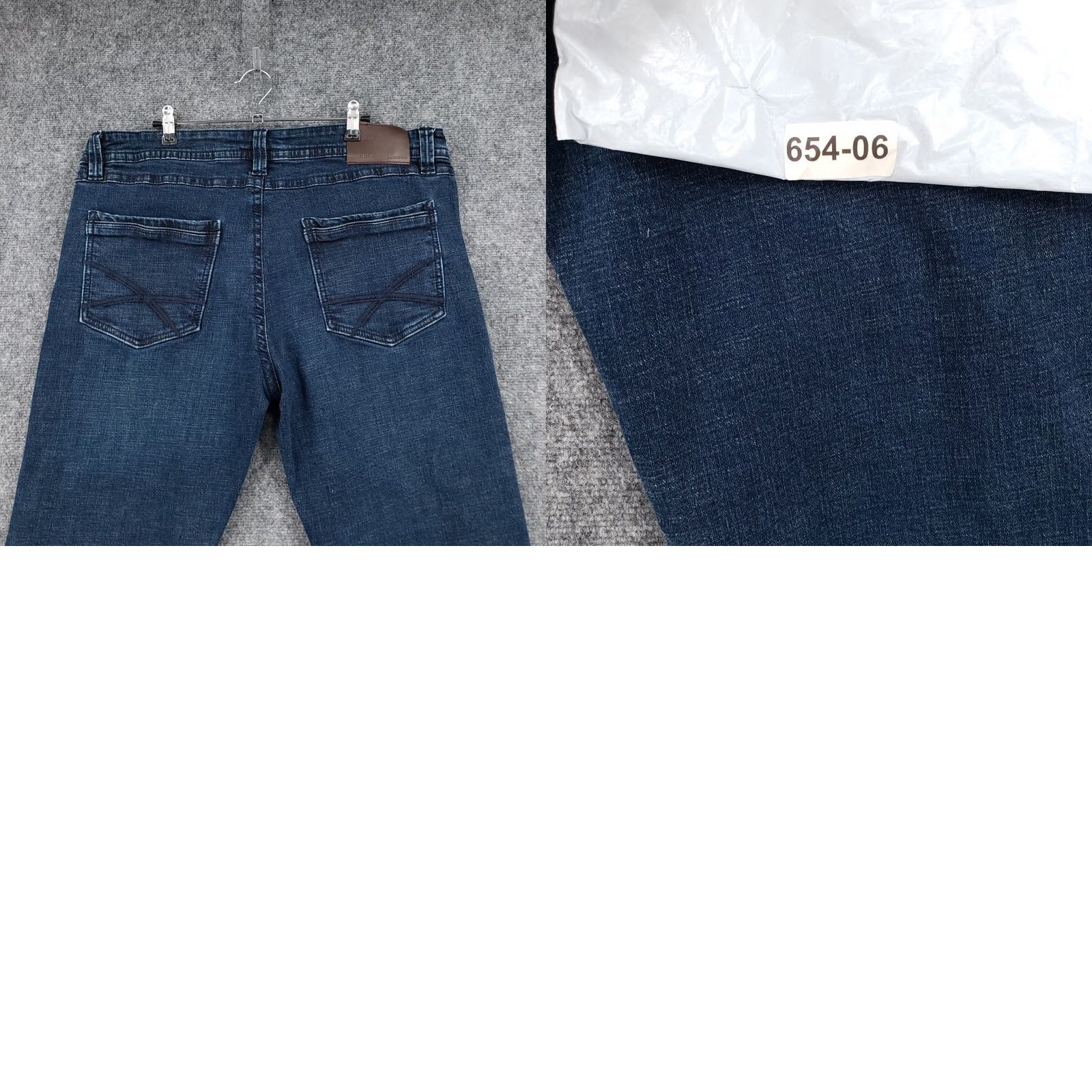 Hartford Axel Jeans Mens 38x29 Blue Hartford Coxx Slim Boot Stretch Dark Wash Denim Size US 38 / EU 54 - 10 Thumbnail