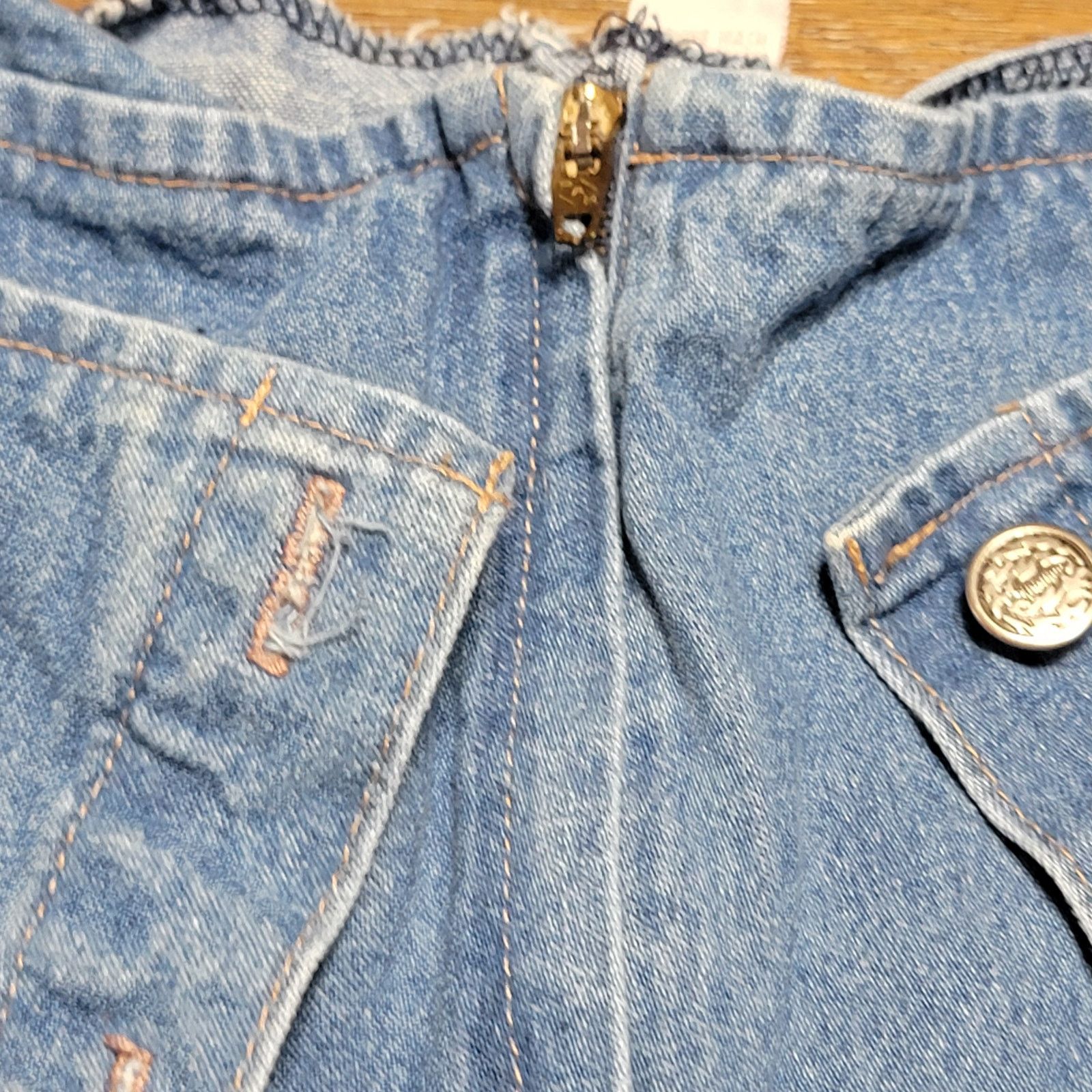 Cherokee Cherokee Denim Skorts w/ Full Button Front - Size 18 Size 40" / US 18 - 3 Thumbnail