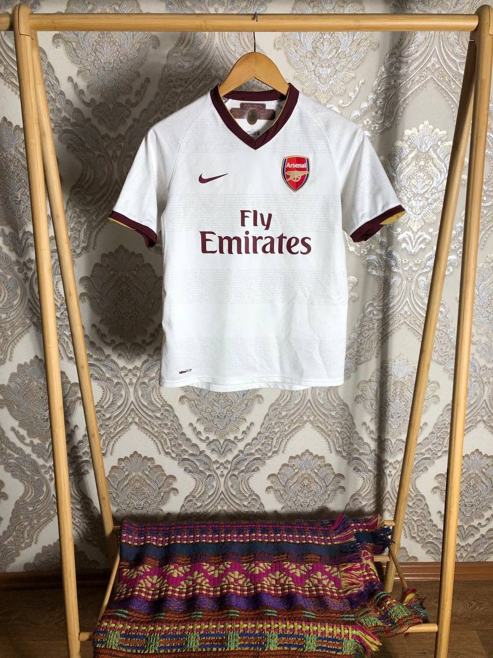 Nike VINTAGE NIKE FC ARSENAL LONDON ENGLAND SOCCER JERSEY Y2K 90s Size US S / EU 44-46 / 1 - 1 Thumbnail