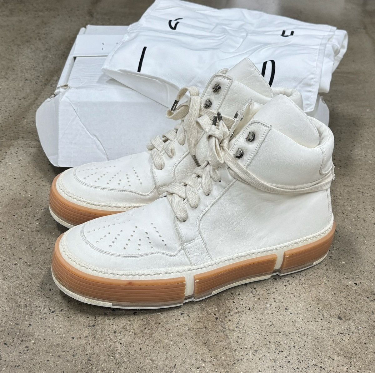 Guidi Guidi GJ04 Horsehide Full Grain Leather Sneaker Size US 12 / EU 45 - 1 Thumbnail