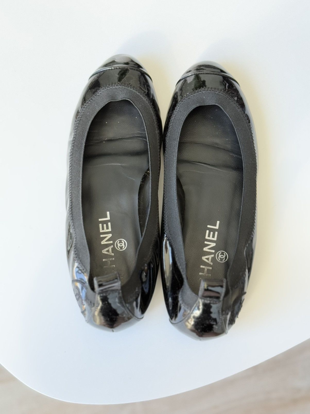 Chanel Chanel Logo Ballet Flats Size US 6.5 / IT 36.5 - 7 Thumbnail