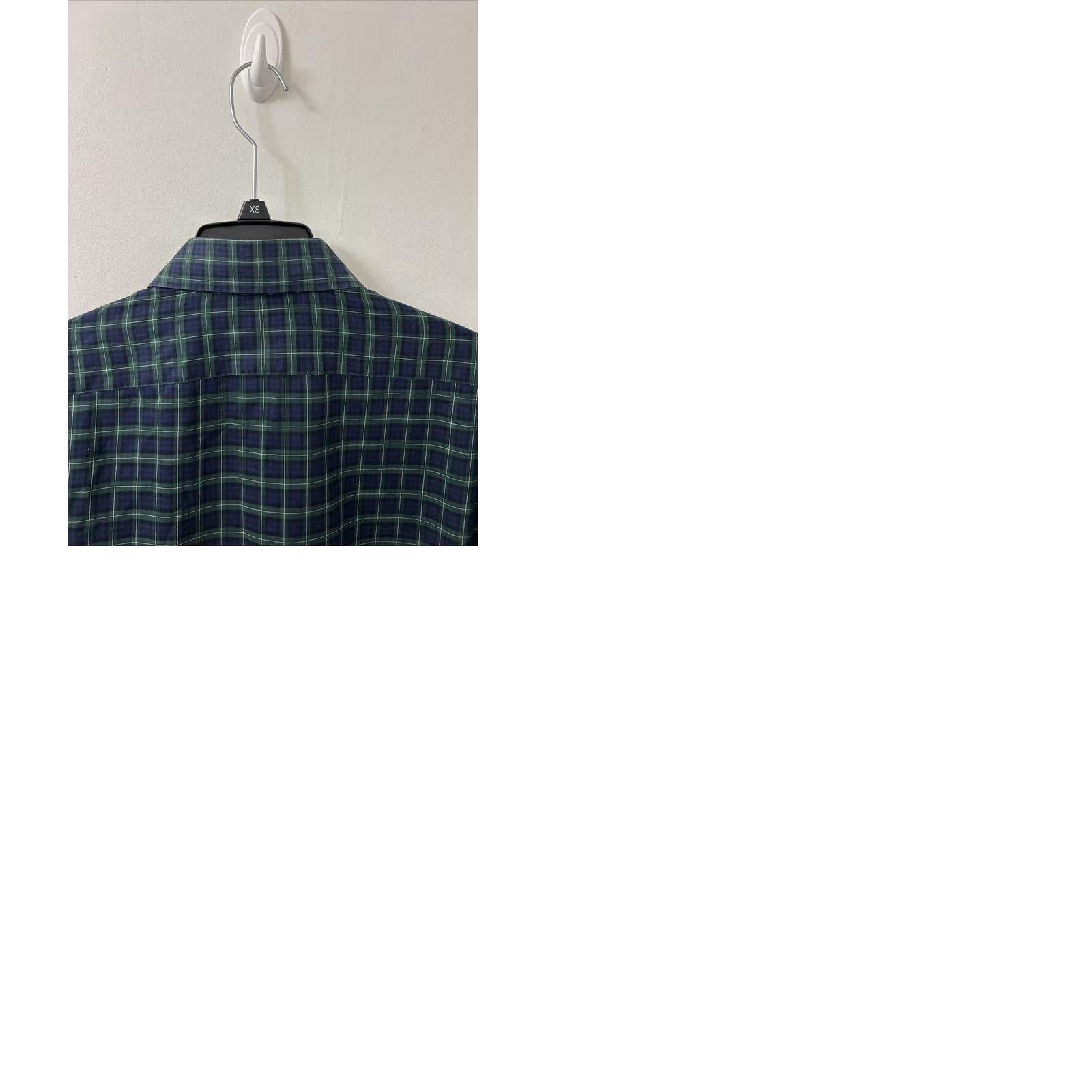 Polo Ralph Lauren Polo Ralph Lauren Stretch Twill Shirt Mens 17 34-35 Blue Plaid Button Up Check Embroidered Collar Down Cotton Twill Size US XL / EU 56 / 4 - 9 Thumbnail