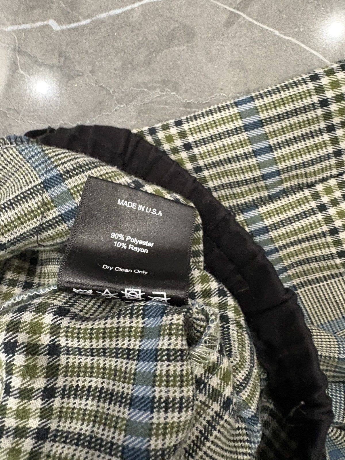 Rhude Rhude Traxedo Plaid Trouser Pants blue medium Size US 28 / EU 44 - 6 Thumbnail