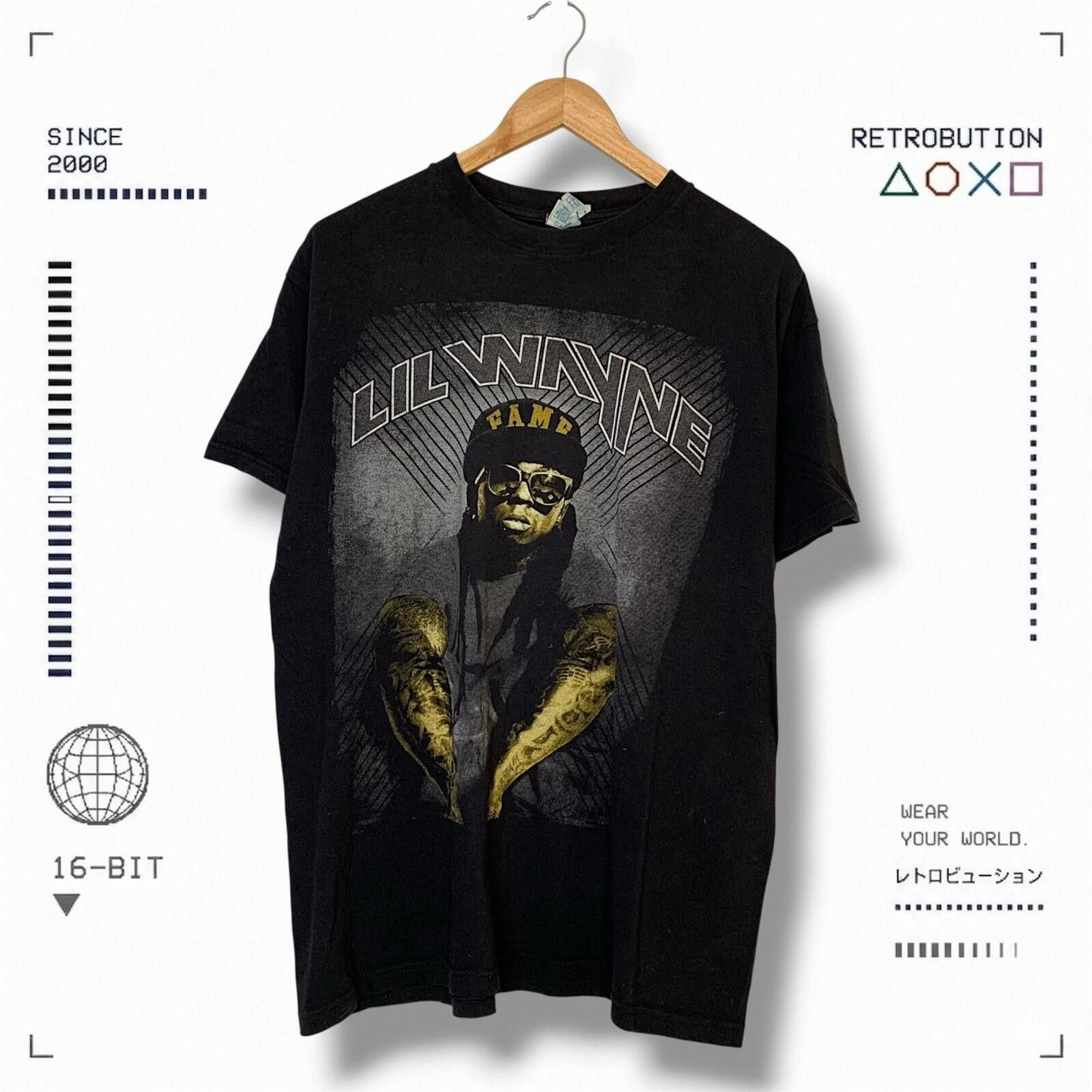 Lil Wayne Vintage 2011 Lil Wayne Tour Rap Shirt Black Size L Size US L / EU 52-54 / 3 - 1 Thumbnail