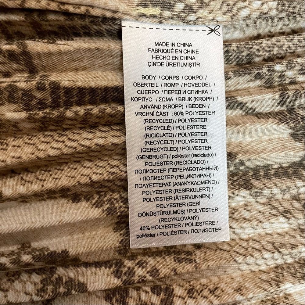 Ralph Lauren NWT New $195 Ralph Lauren Animal Snakeskin Print Pleated Sk Size 38" / US 16 / IT 52 - 7 Thumbnail
