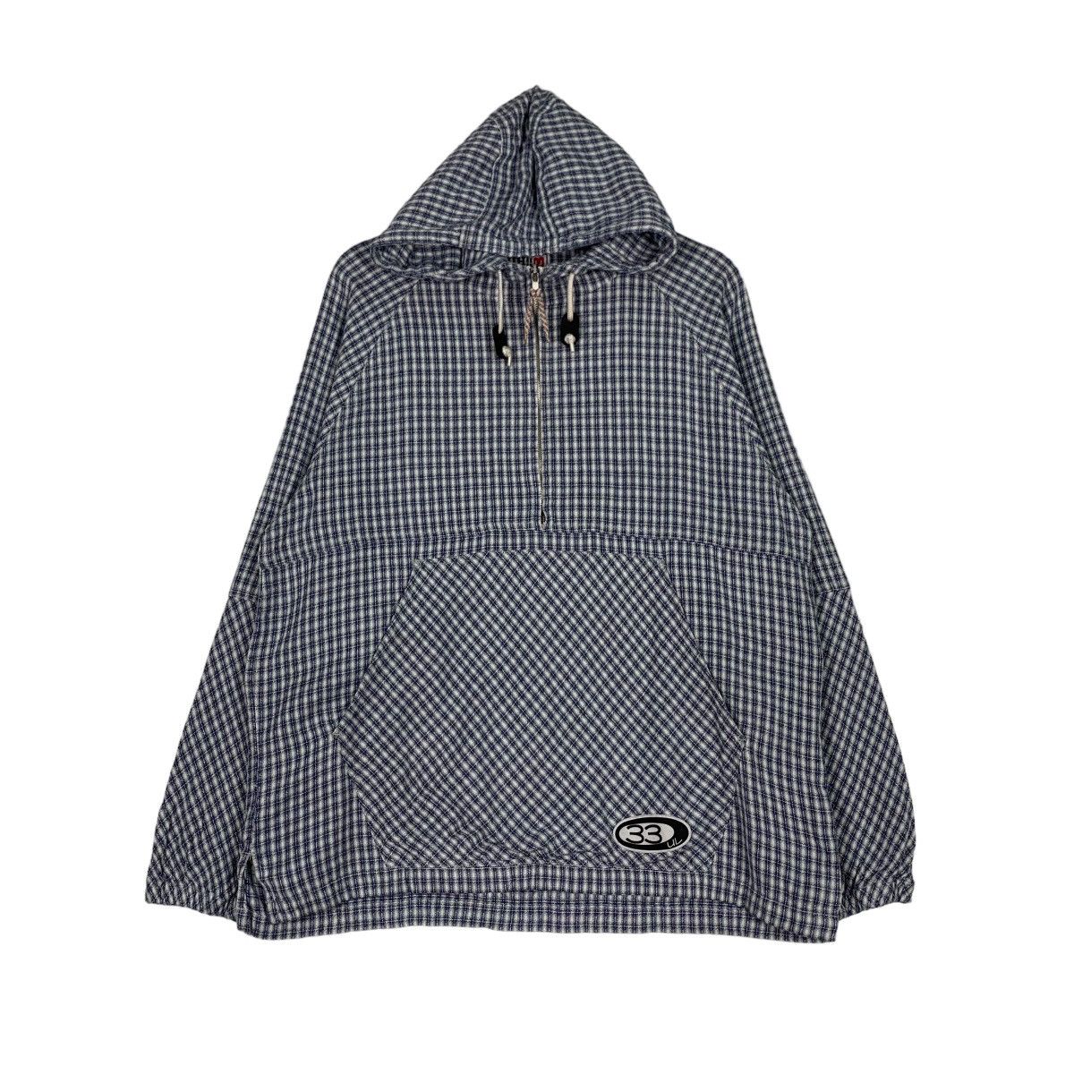 Japanese Brand UH!! LAND 33 Checked Anorak Hoodie Jacket #0829-C37 Size US L / EU 52-54 / 3 - 2 Thumbnail