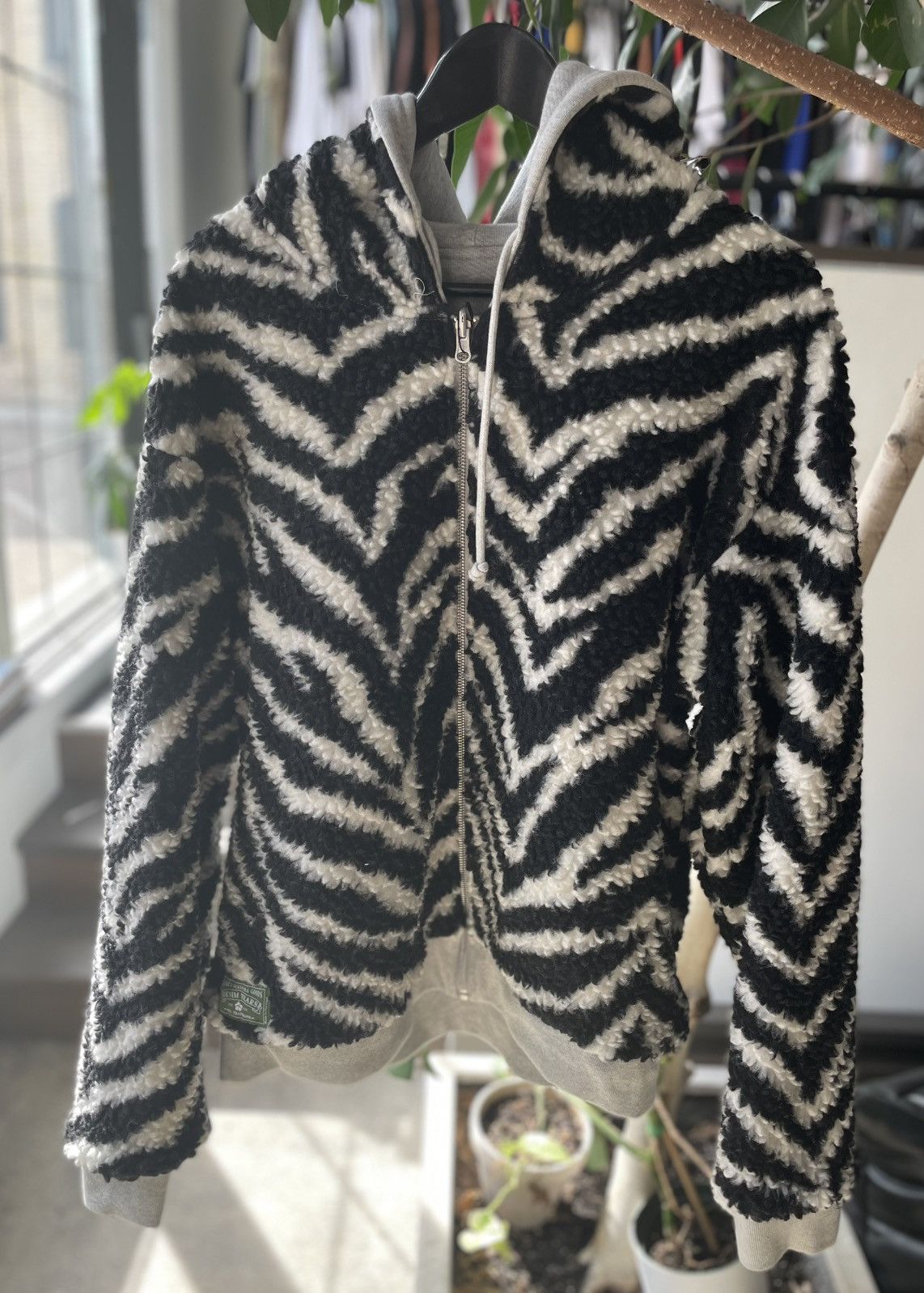 DENIM TEARS Denim Tears Reversible Zebra Lined Hoodie Size US L / EU 52-54 / 3 - 6 Thumbnail