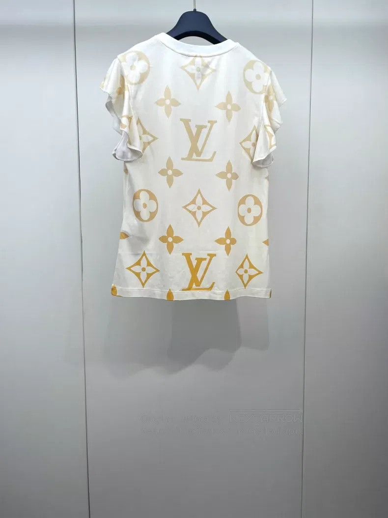 Louis Vuitton Louis Vuitton Ruffle gradient logo chain short sleeves Size M / US 6-8 / IT 42-44 - 2 Thumbnail