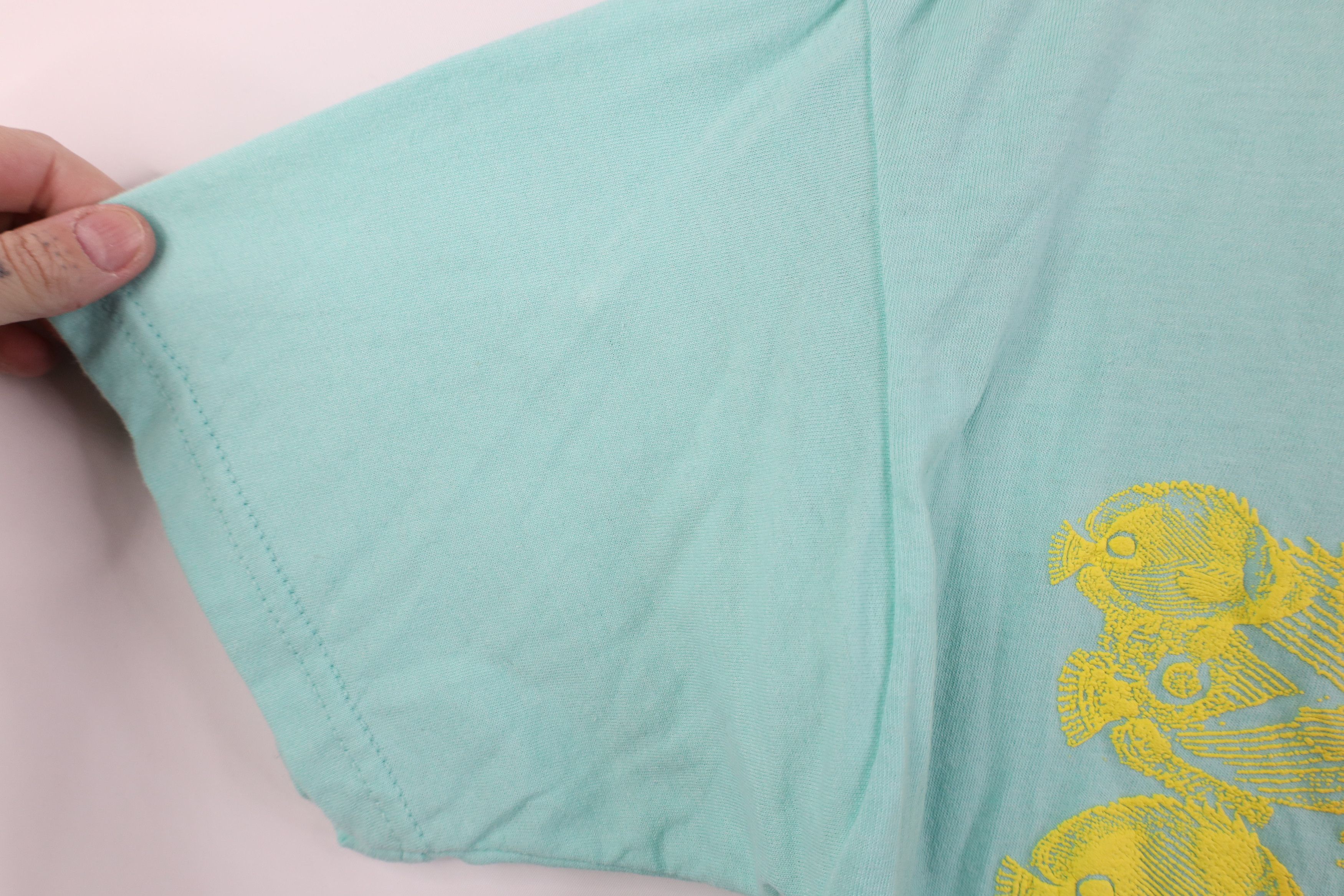 Vintage Vintage 90s Streetwear Puff Paint Fish Florida T-Shirt USA Size L / US 10 / IT 46 - 10 Thumbnail