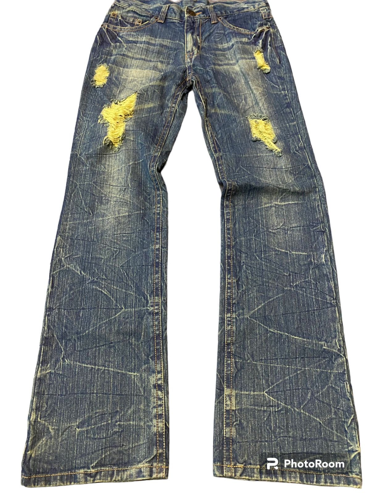 Flare jeans guaranteed brand distressed low boot cut
