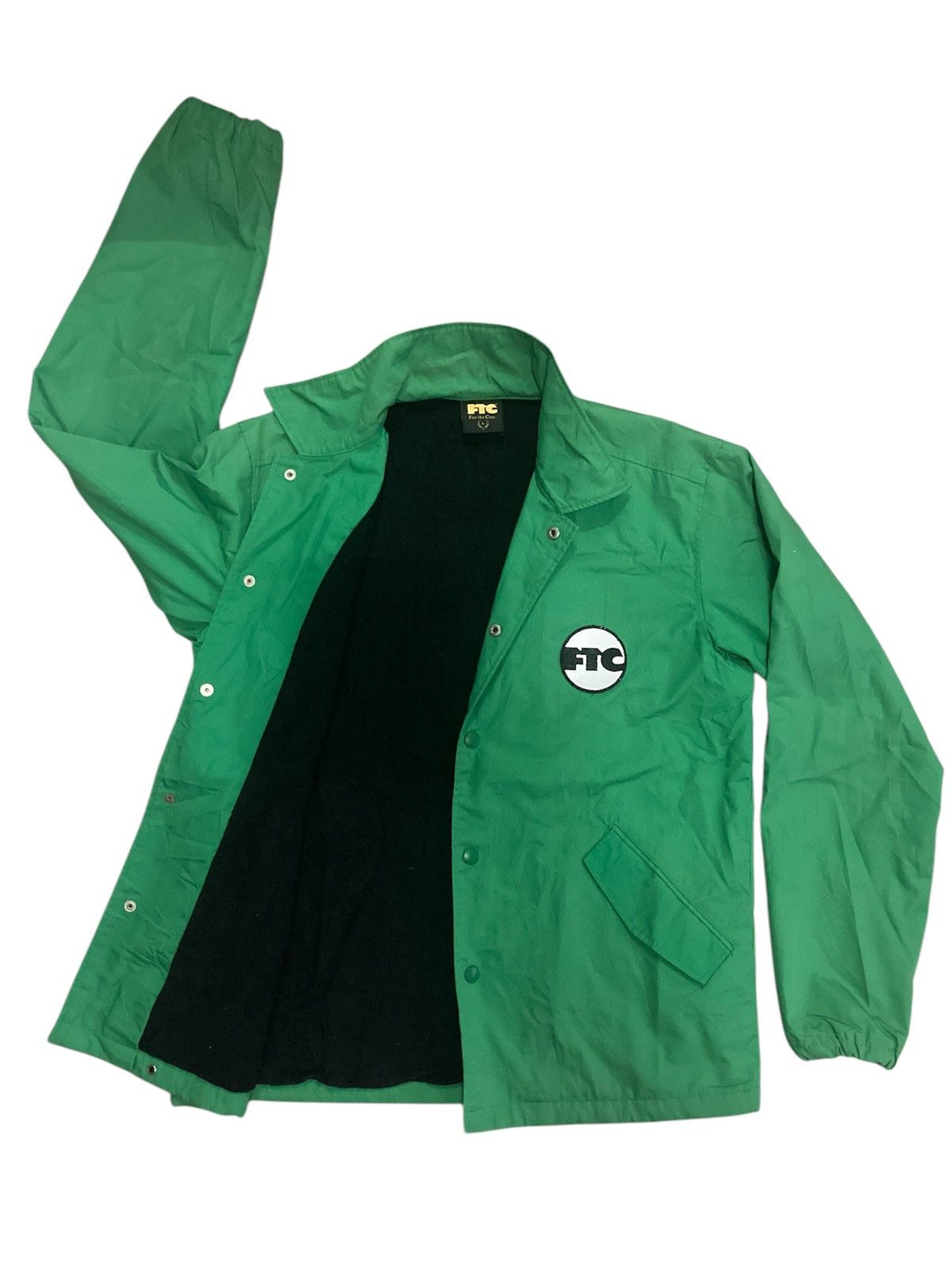 FTC Vintage FTC Skateboard Fleece Lined Reflector Coach Jacket Size US L / EU 52-54 / 3 - 2 Thumbnail