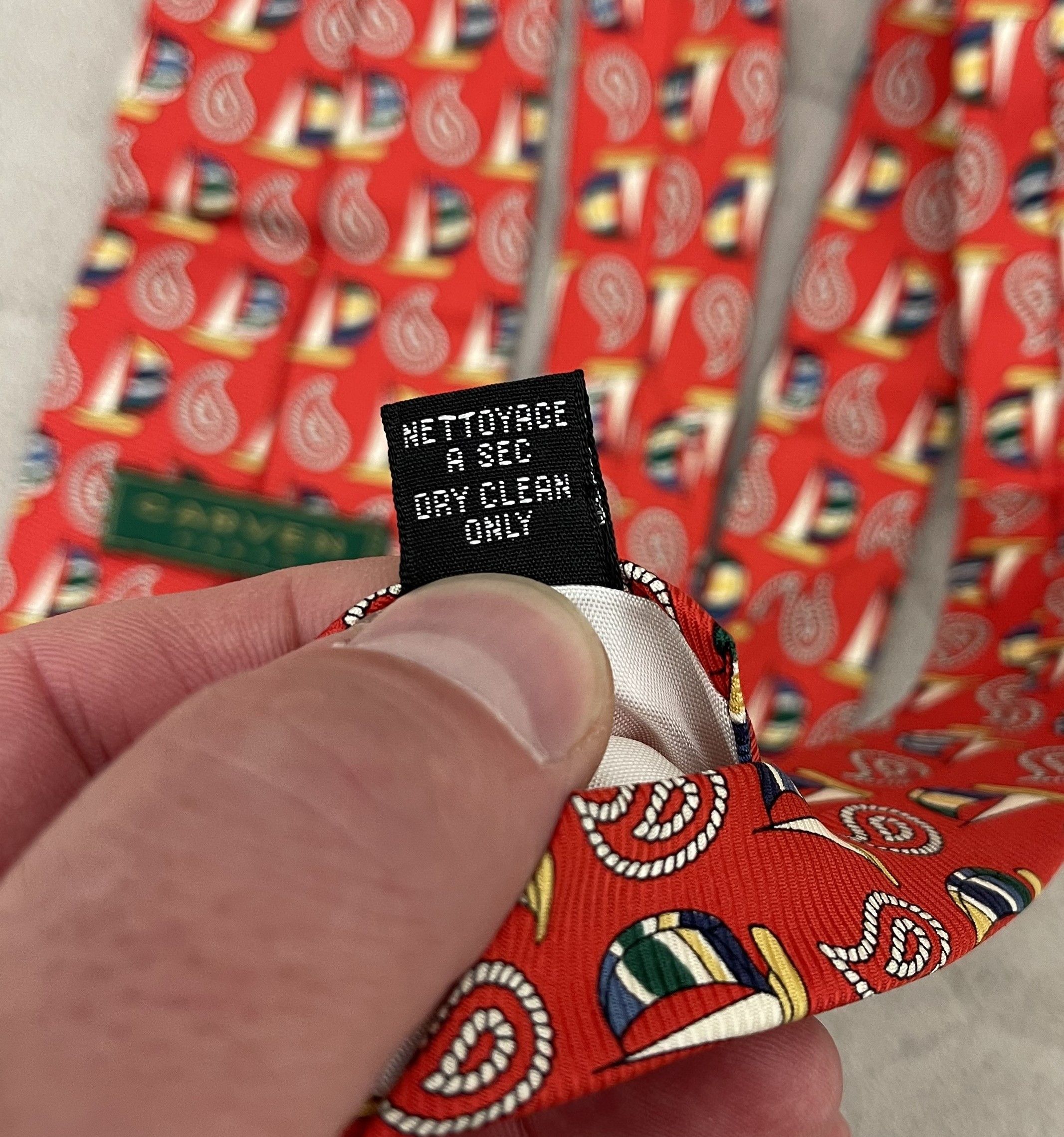 Carven × SHIPS × Vintage CARVEN PARIS Vintage Tie Ships Size ONE SIZE - 6 Thumbnail