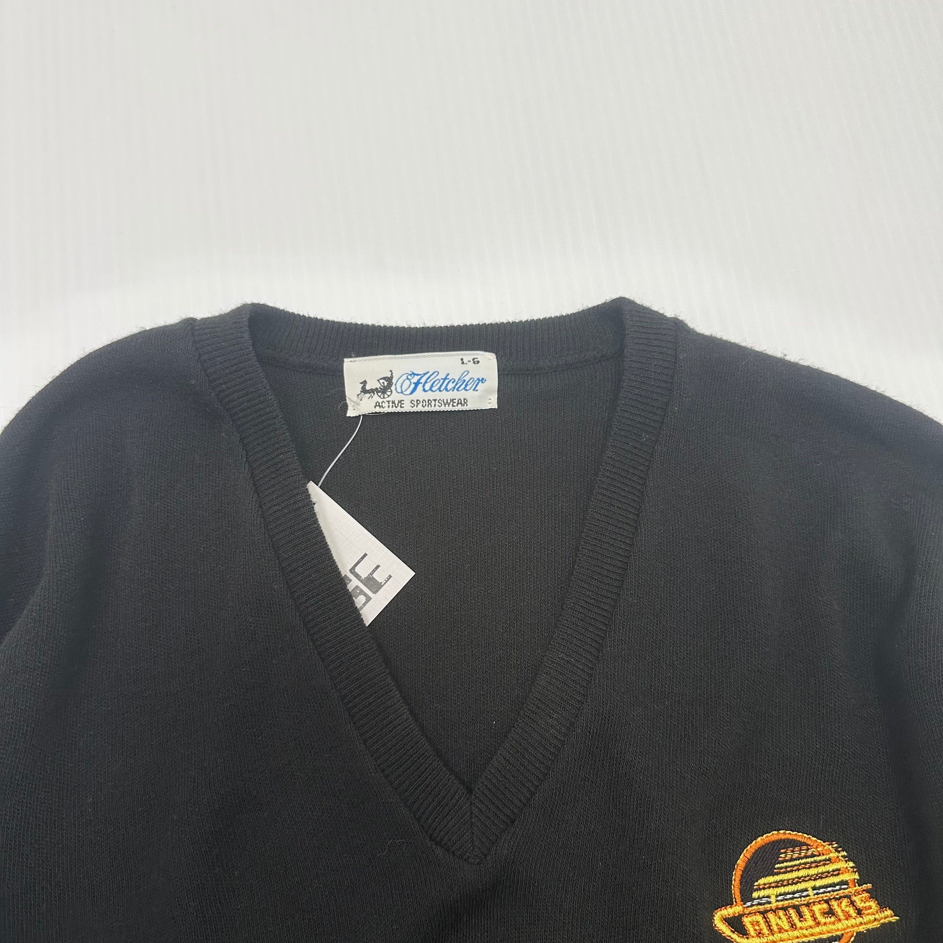 Vintage Vintage Vancouver Canucks Mini Logo Sweater L Size US L / EU 52-54 / 3 - 3 Thumbnail