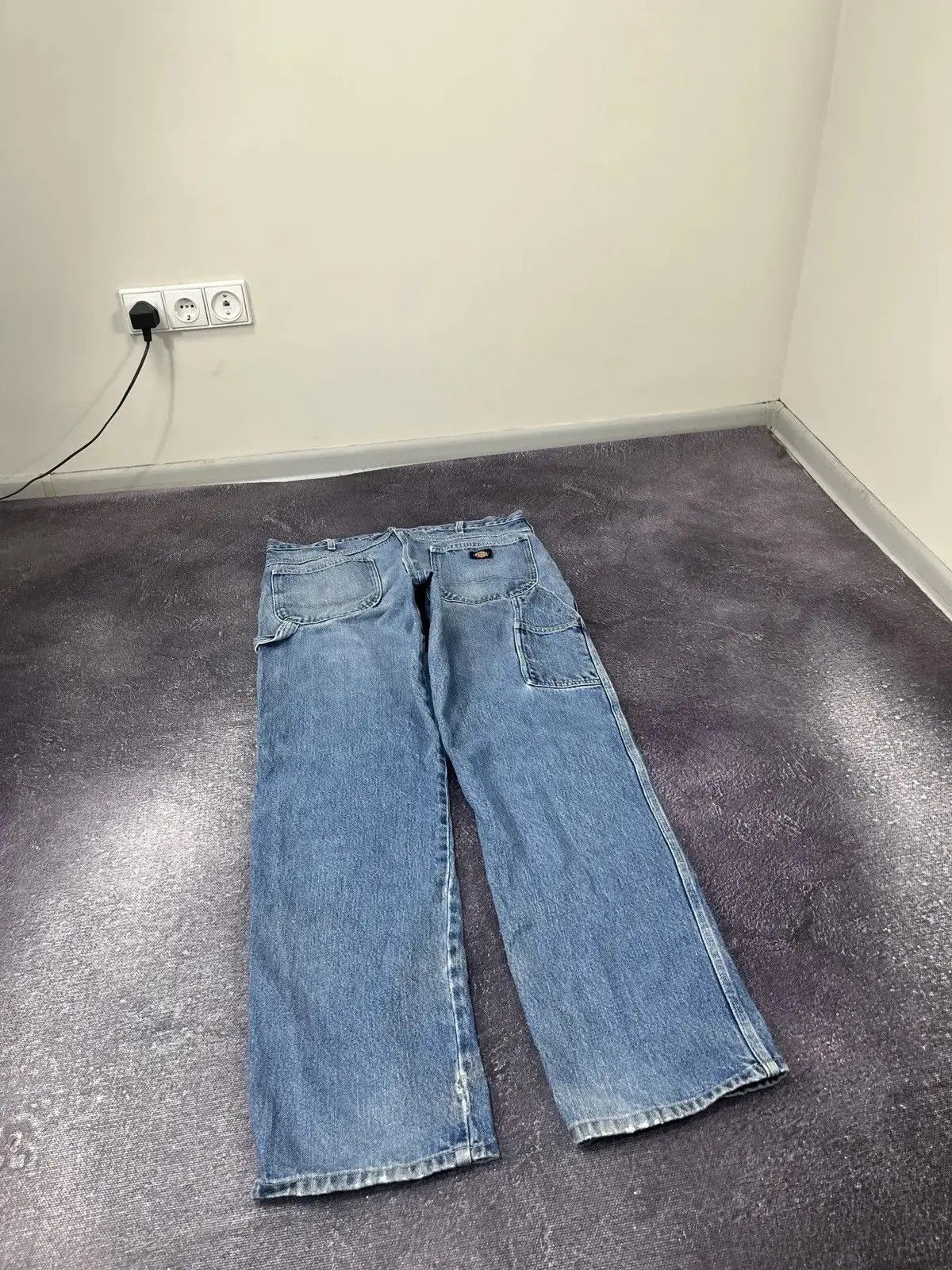 Dickies × Vintage Vintage Dickies Y2K Denim Light Blue Work Hype Jeans Size US 36 / EU 52 - 3 Thumbnail