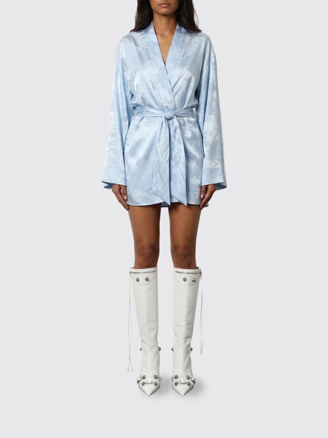Balenciaga Balenciaga Dress Woman Blue Size XS / US 0-2 / IT 36-38 - 1 Thumbnail