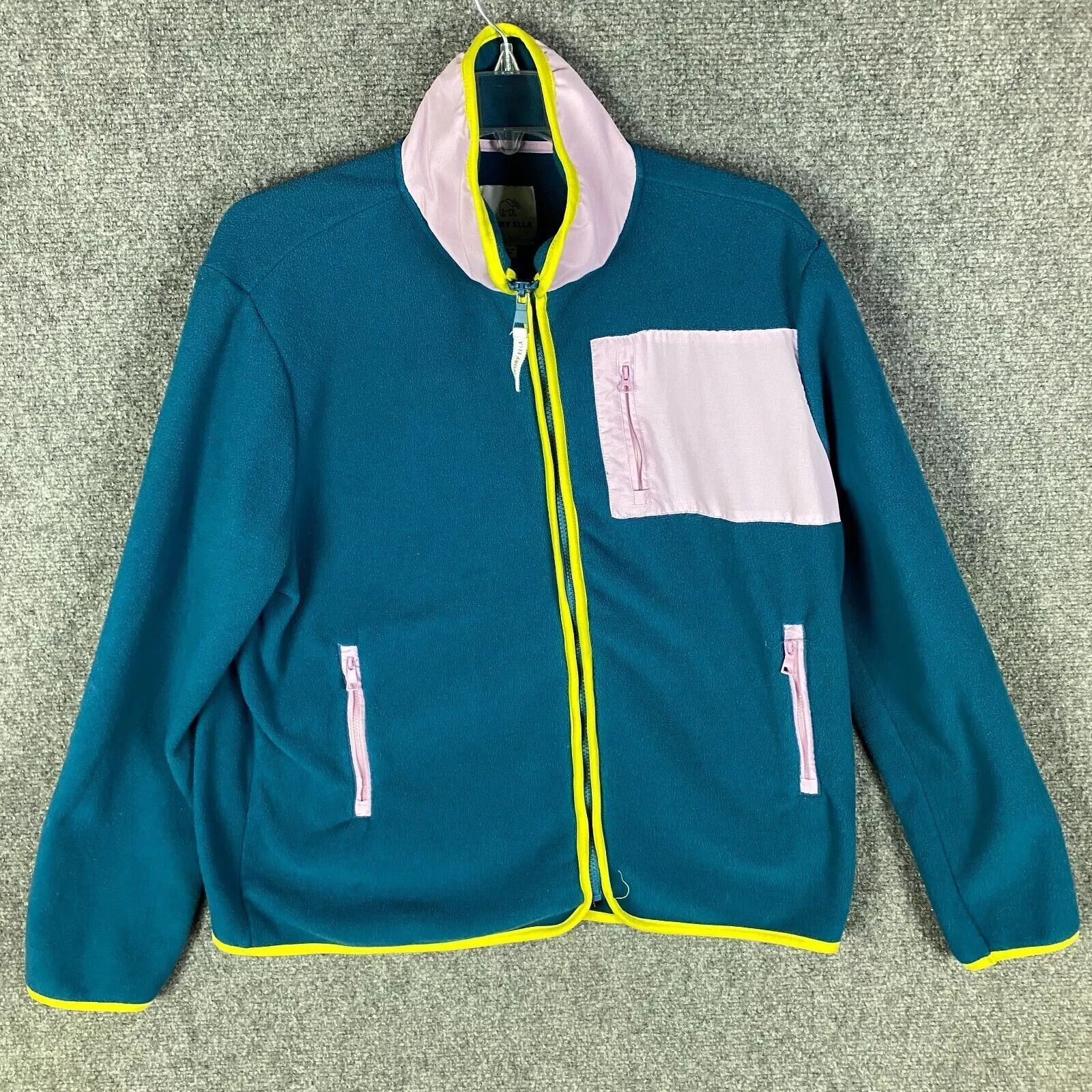 Other Ivory Ella Fleece Jacket Women's Large Full Zip Blue L Size L / US 10 / IT 46 - 1 Thumbnail