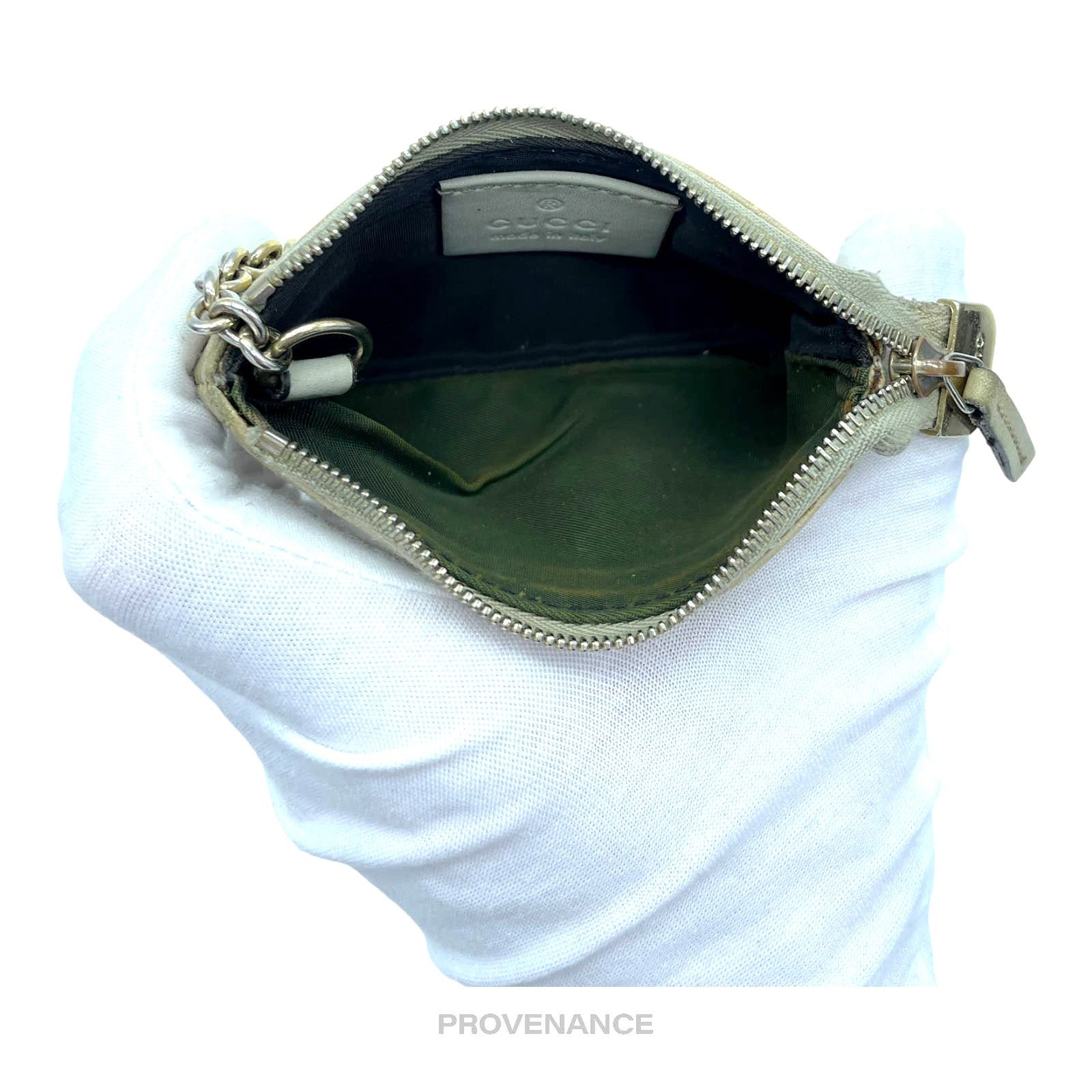 Gucci 🔴 Gucci Key Pouch Cles - Cream GG Guccissima Leather Size ONE SIZE - 5 Thumbnail