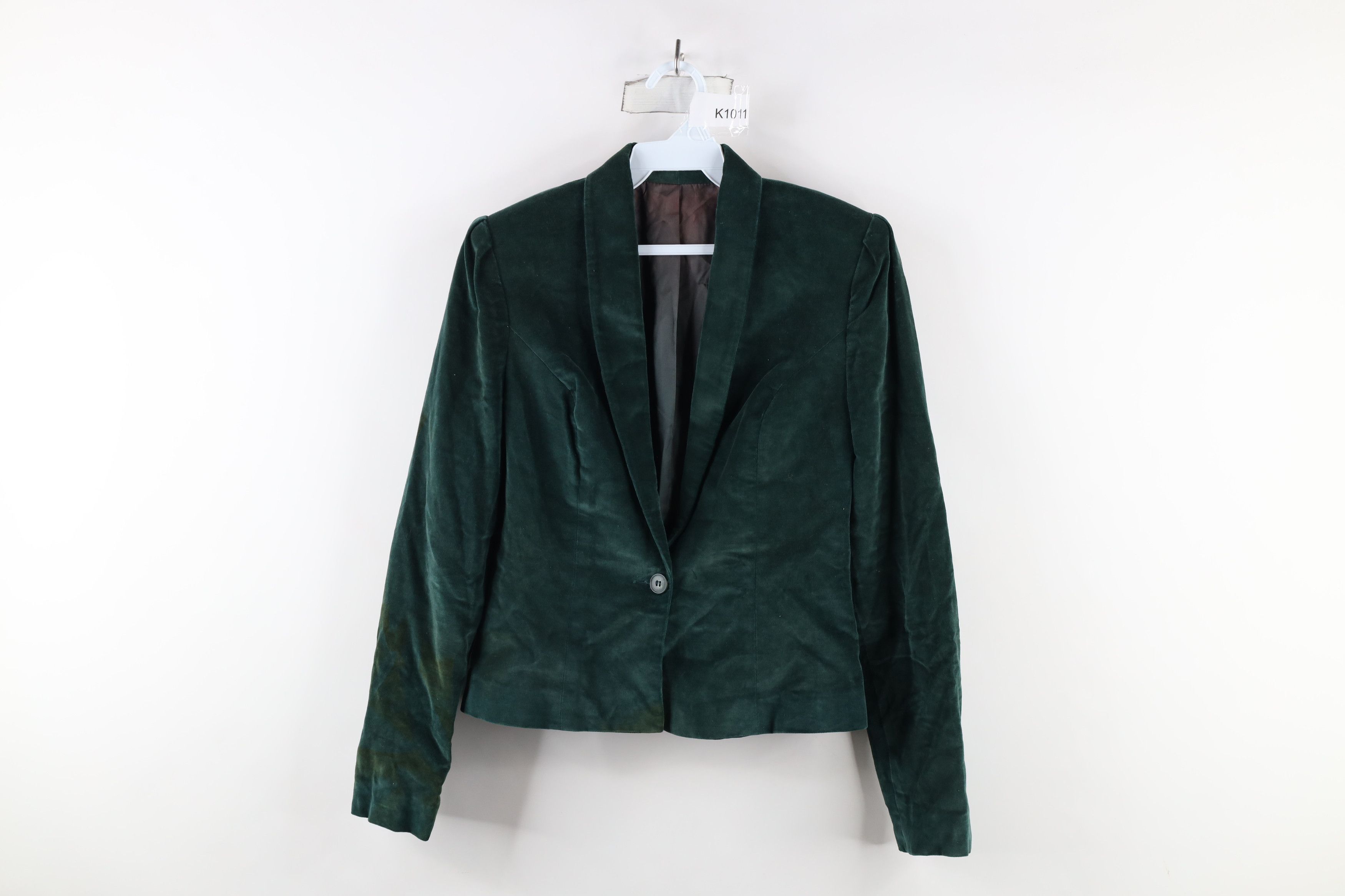 Vintage Vintage 60s Rockabilly Blazer Jacket Emerald Green USA Size M / US 6-8 / IT 42-44 - 1 Thumbnail