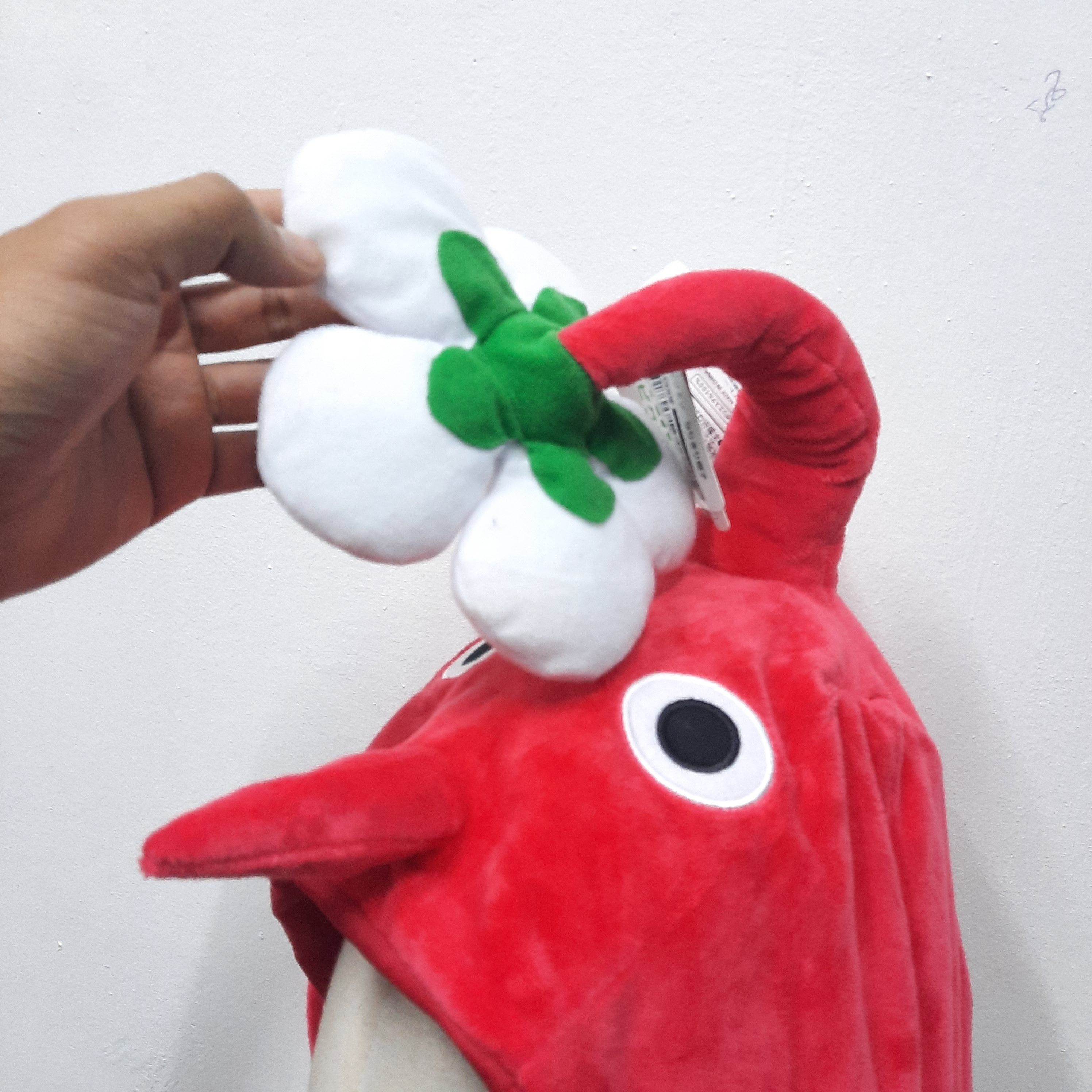 Nintendo 🌸 Pikmin face by nintendo cartoon anime earflap hat Size ONE SIZE - 3 Thumbnail
