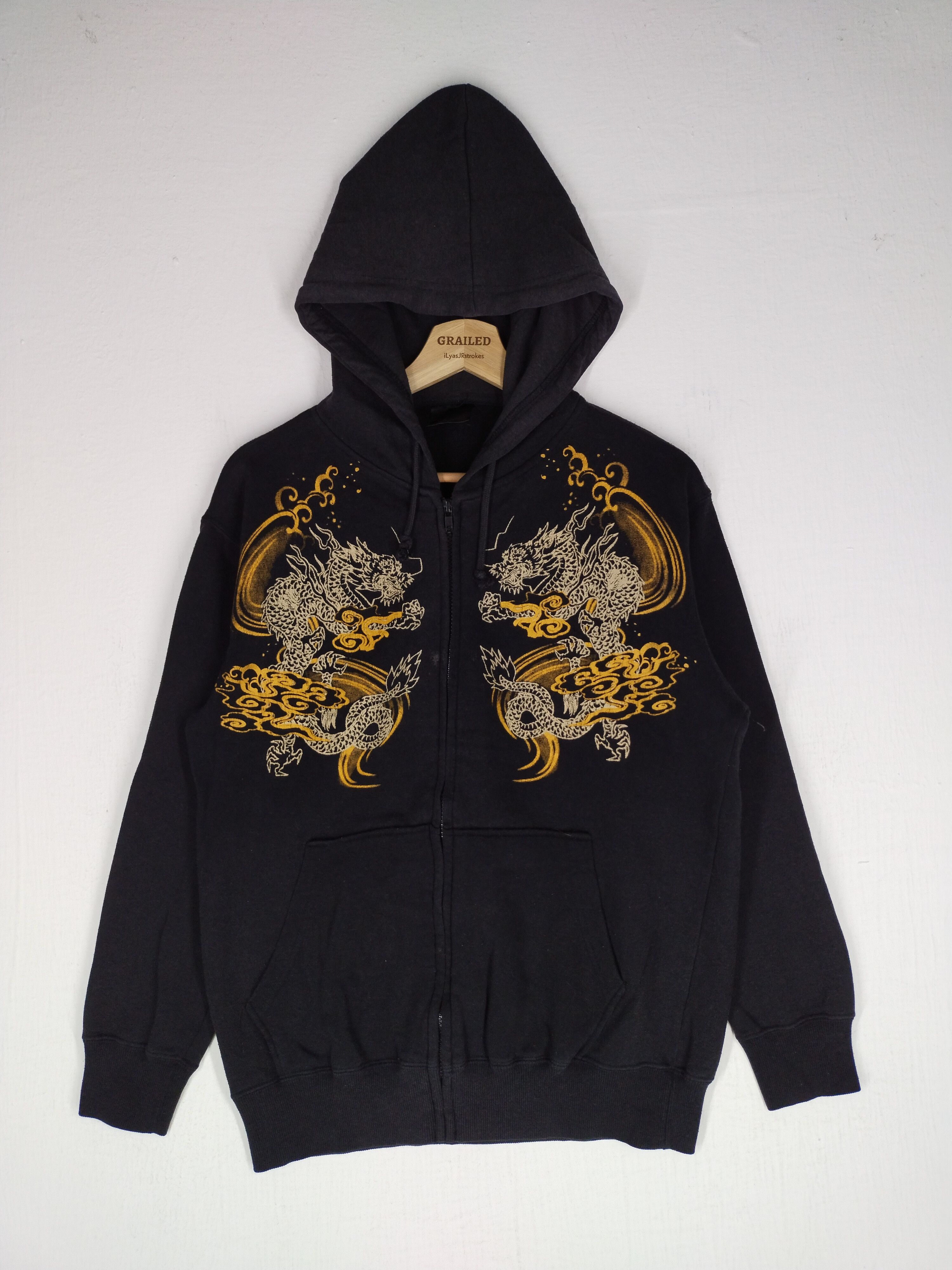 If Six Was Nine × Japanese Brand Vintage Japanese Dragon Design Zipper Hoodie Size US M / EU 48-50 / 2 - 2 Thumbnail