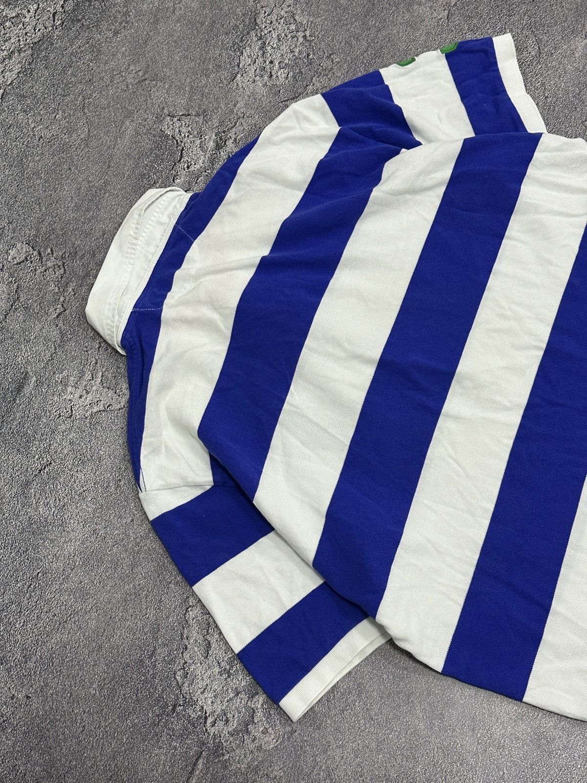 Vintage Vintage Ralph Lauren #3 Striped Rugby Polo Shirt XL Size US XL / EU 56 / 4 - 6 Thumbnail