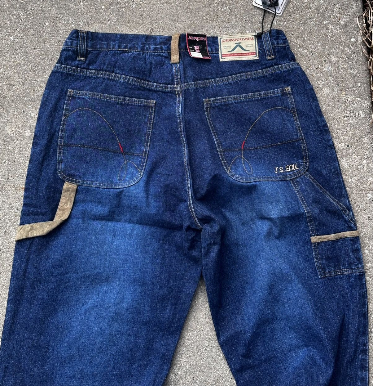 JNCO × Southpole × Vintage DEADSTOCK y2k vintage Jordin Sportswear baggy jeans Size US 36 / EU 52 - 1 Thumbnail