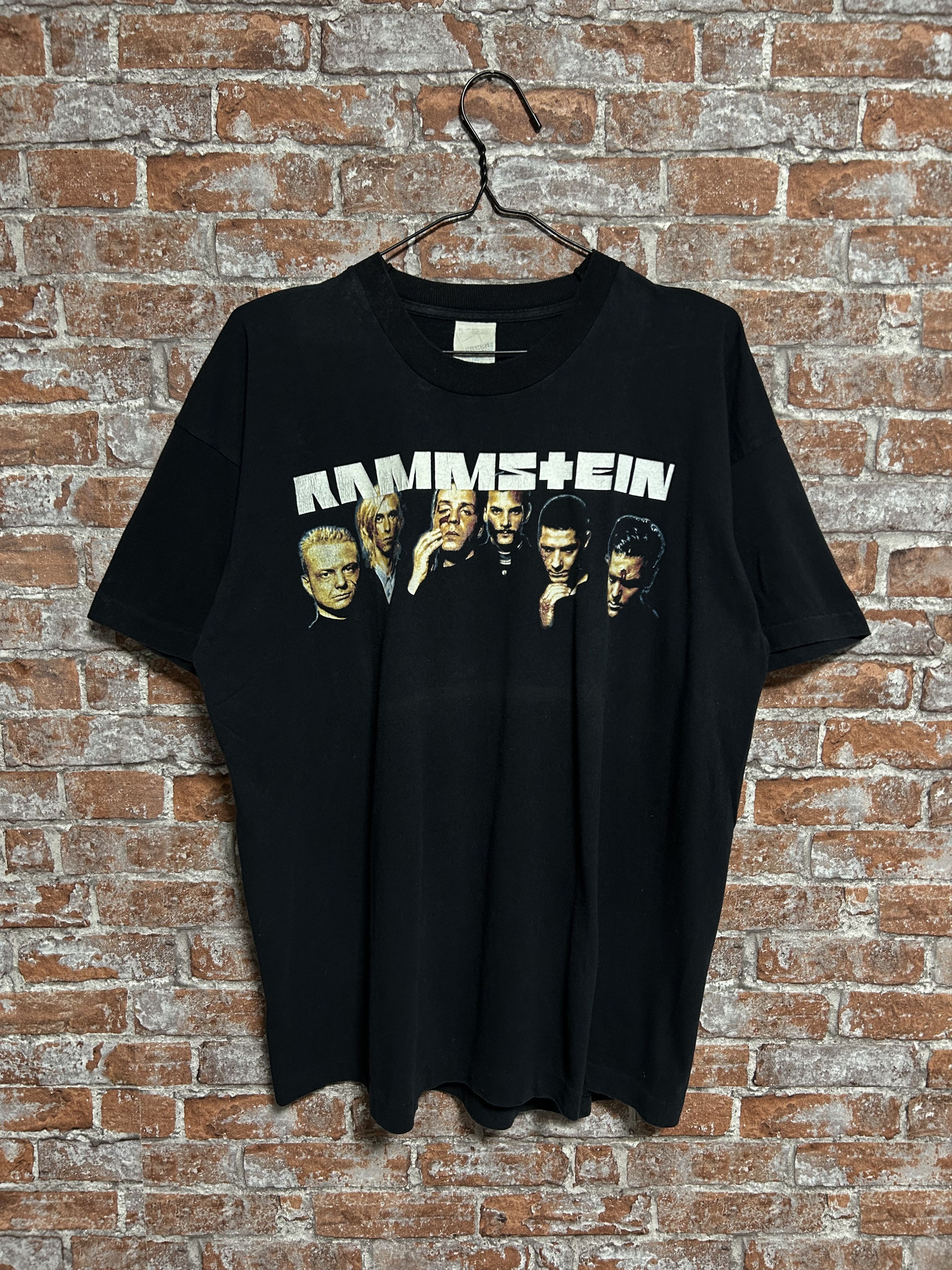 Band Tees Rammstein 90s Vintage Rock Band T-shirt Size US XL / EU 56 / 4 - 1 Thumbnail