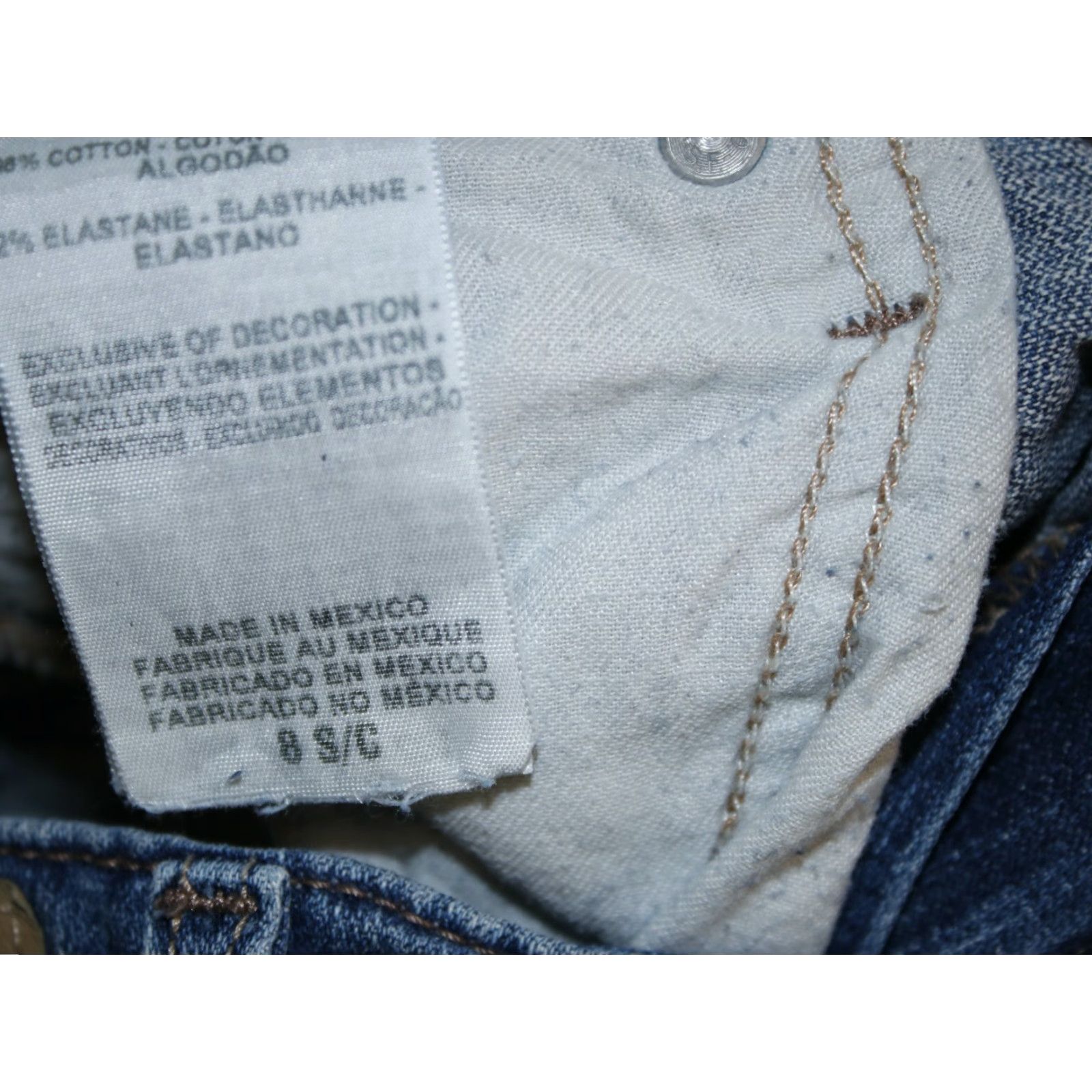 Vintage VINTAGE Levi's 515 Boot Cut Jeans Women's 8 High Rise 31x29 Blue Denim Medium Wash Jeans Women Size 24" / US 00 / IT 34 - 7 Thumbnail