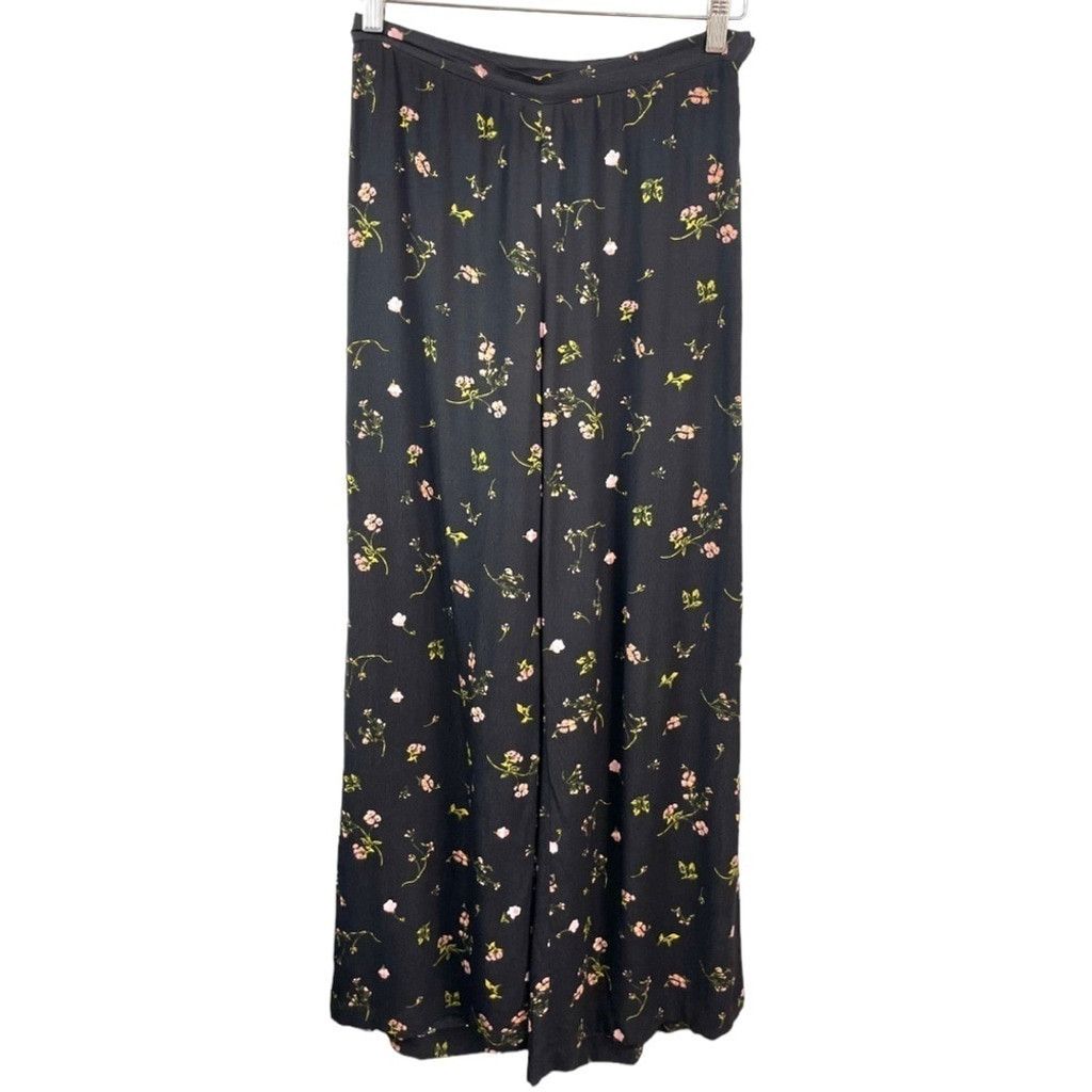 Aritzia Wilfred Pernelle Floral Wide Leg Pants Size 4 Size 30" / US 8 / IT 44 - 7 Thumbnail