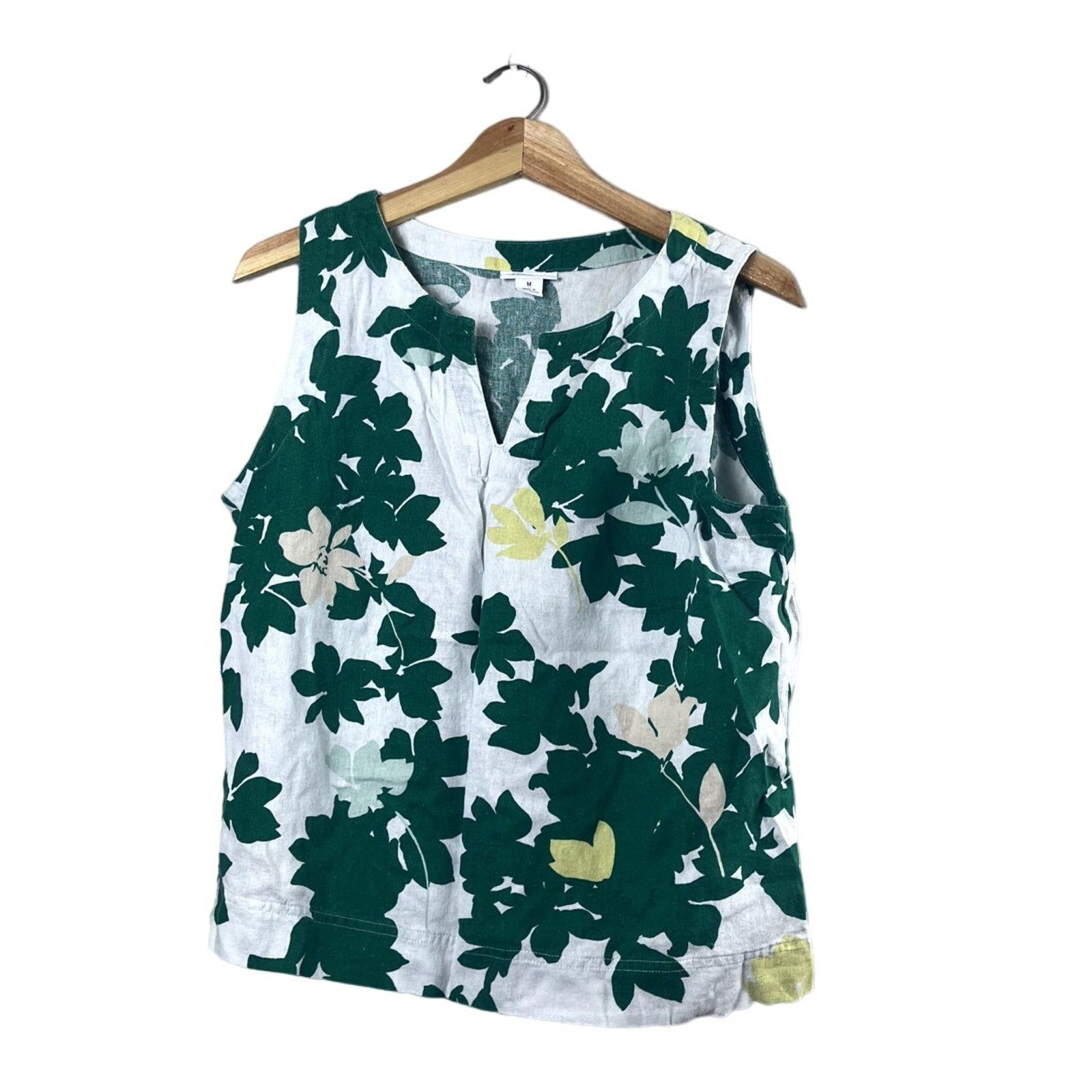 Liz Claiborne Women's Linen Blend Liz Claiborne Floral Tank Top M Size M / US 6-8 / IT 42-44 - 1 Thumbnail