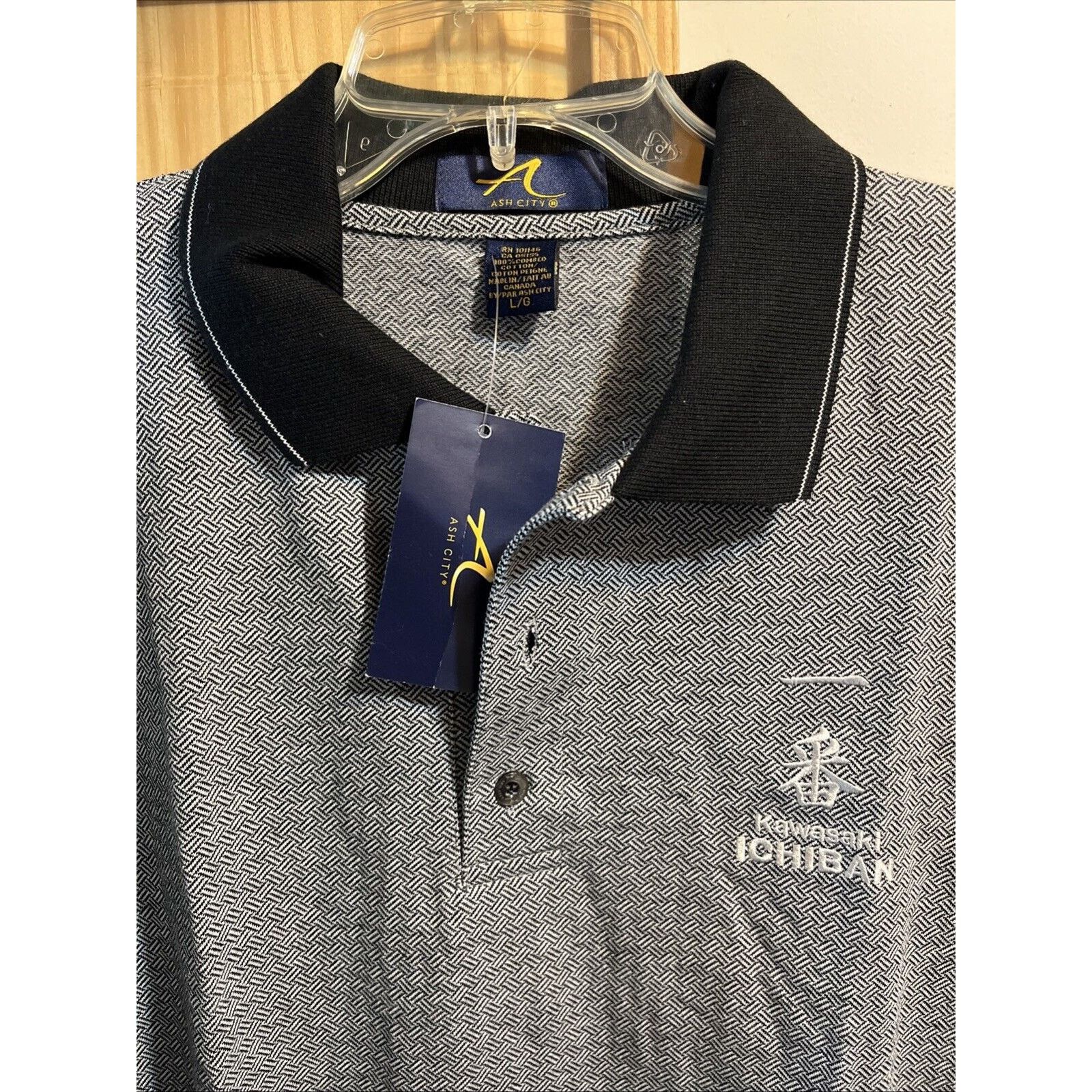 Other Ash City Kawasaki Ichiban Polo Shirt Men’s L Gray Golf NWT Size US L / EU 52-54 / 3 - 5 Thumbnail