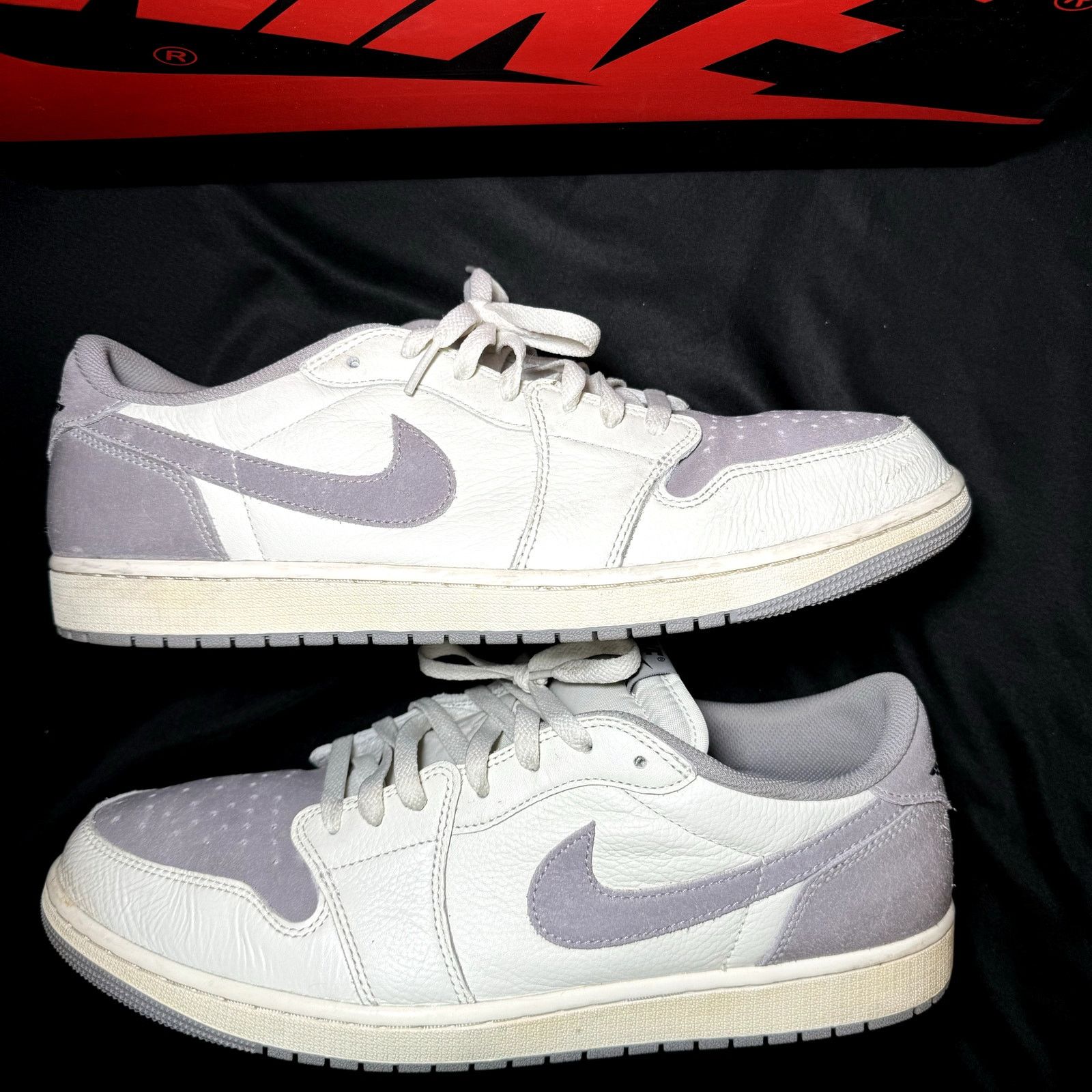Jordan Brand × Nike Size 15 - Nike Air Jordan 1 Retro Low OG Atmosphere Grey Size US 15 / EU 48 - 2 Thumbnail