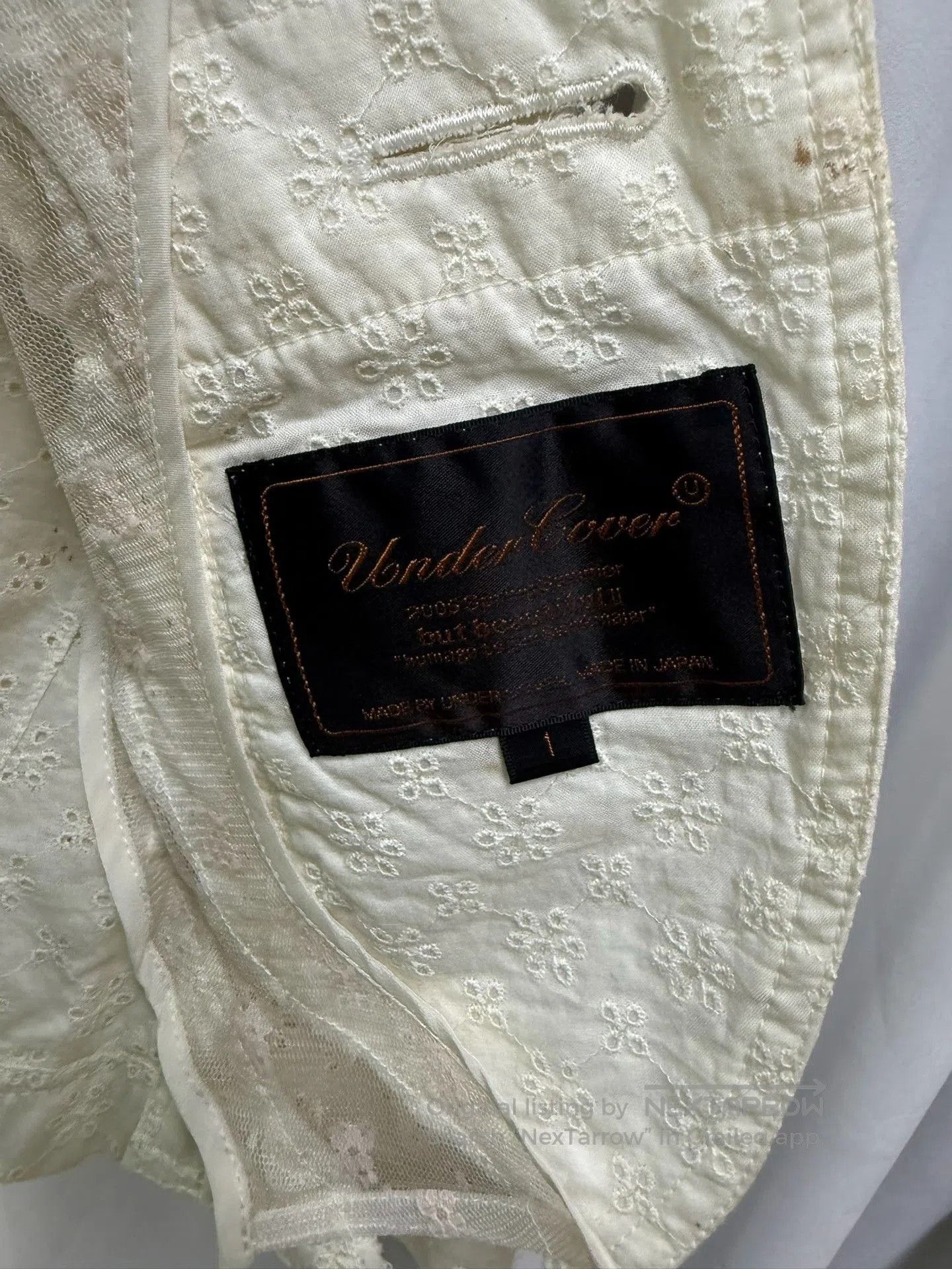 Undercover UNDERCOVER 05SS Ripped Blazer. Size US S / EU 44-46 / 1 - 7 Thumbnail