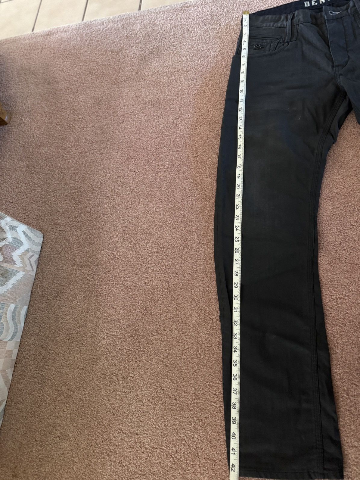DENHAM DENHAM waxed denim jeans in black Size US 32 / EU 48 - 15 Thumbnail