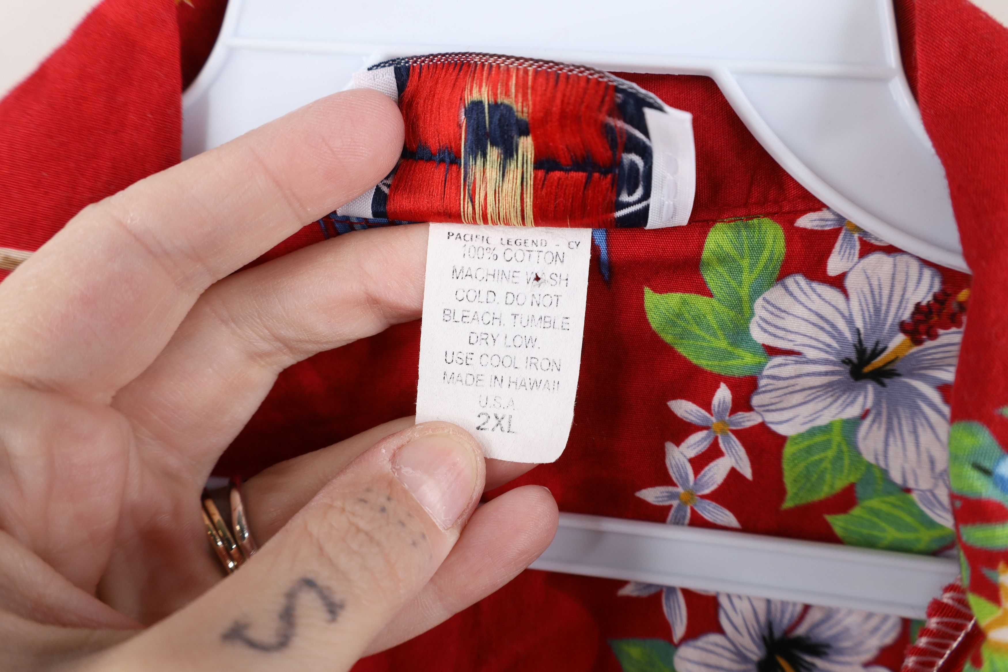 Vintage Vintage 90s Streetwear Claus Hawaiian Button Shirt USA Size US XXL / EU 58 / 5 - 6 Thumbnail