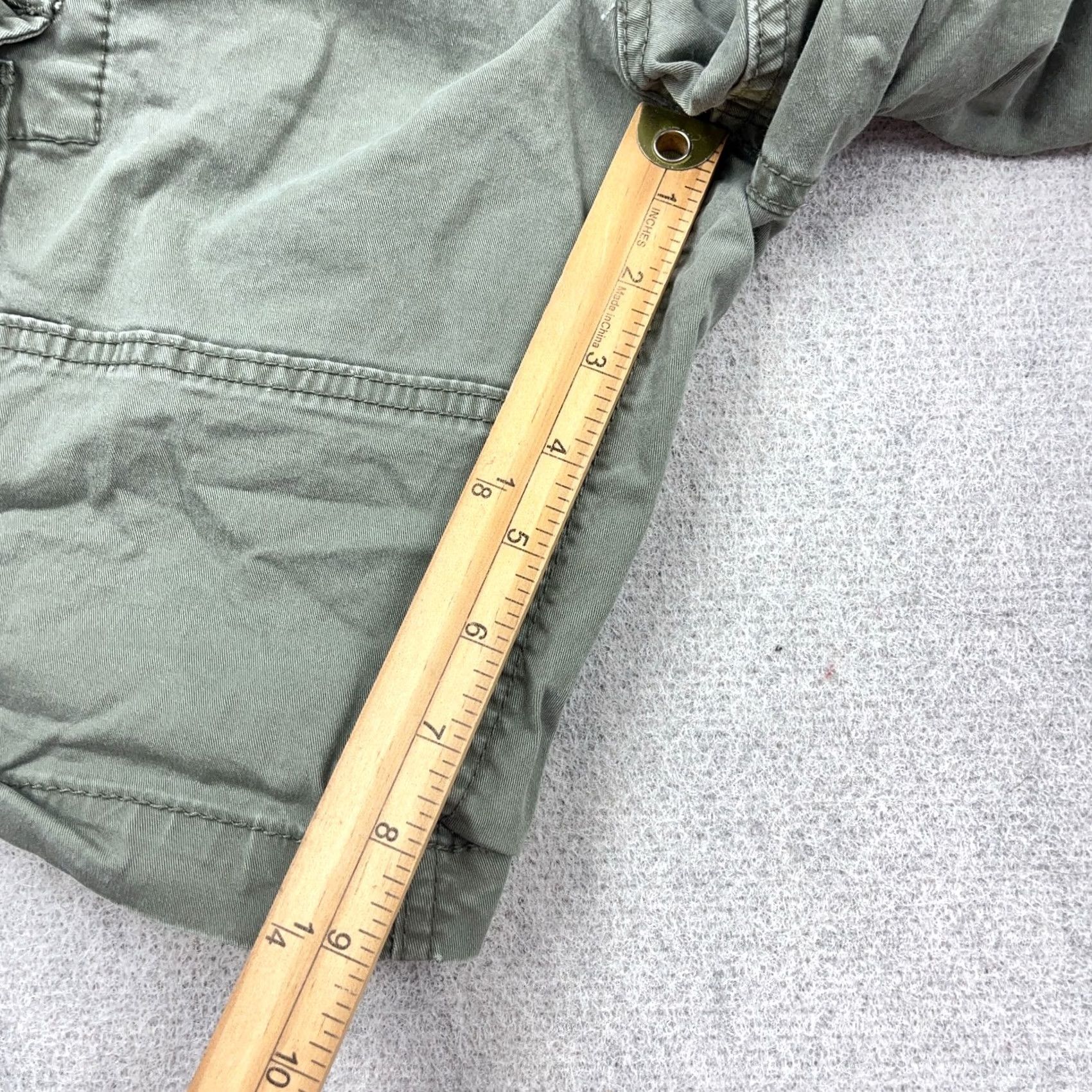 Vintage Aeropostale Cargo Shorts Men 33 Olive Green Twill Military Preppy Adult Size US 33 - 6 Thumbnail