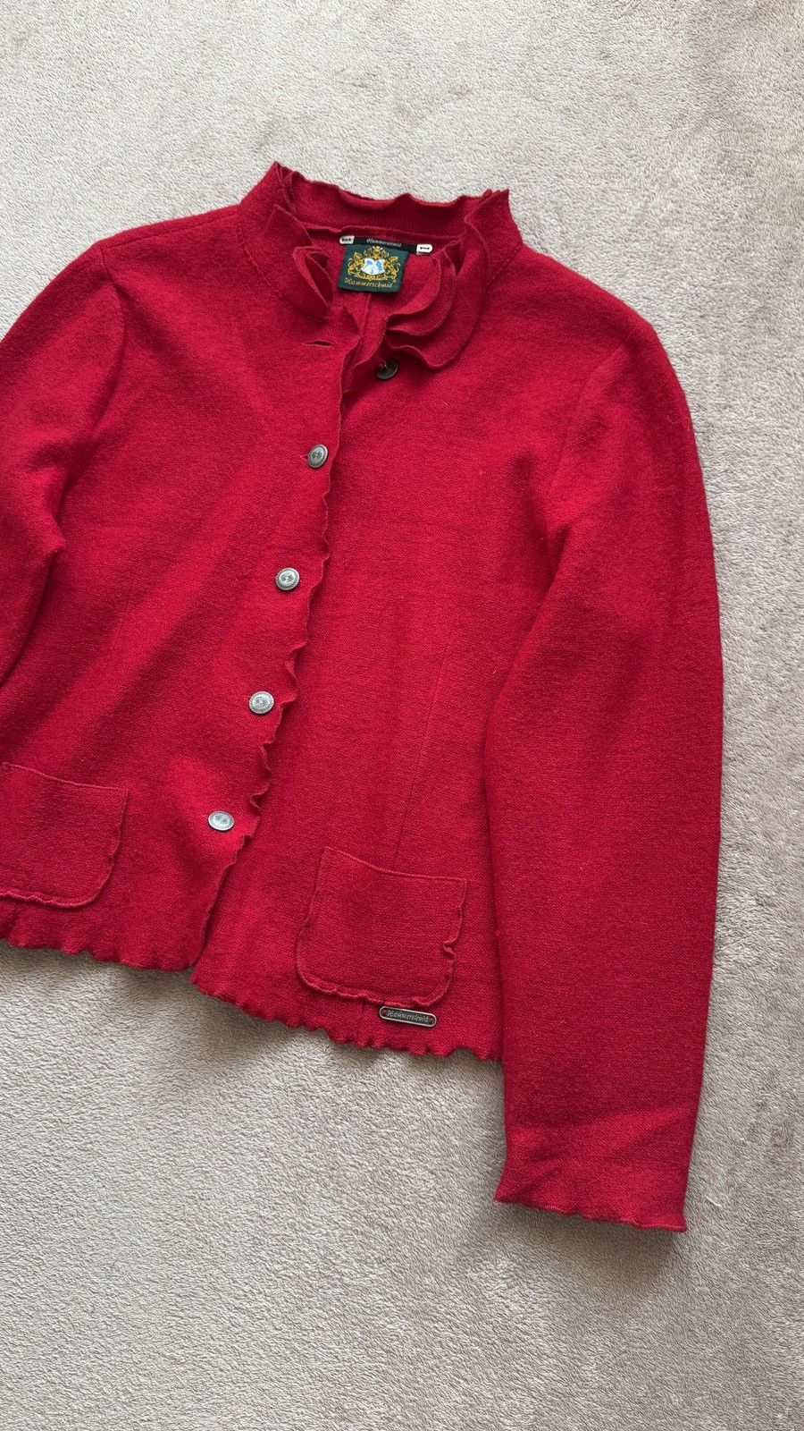Vintage 90s’ Hammerschmid Wool Cardigan chanel gucci valentino ysl Size M / US 6-8 / IT 42-44 - 3 Thumbnail