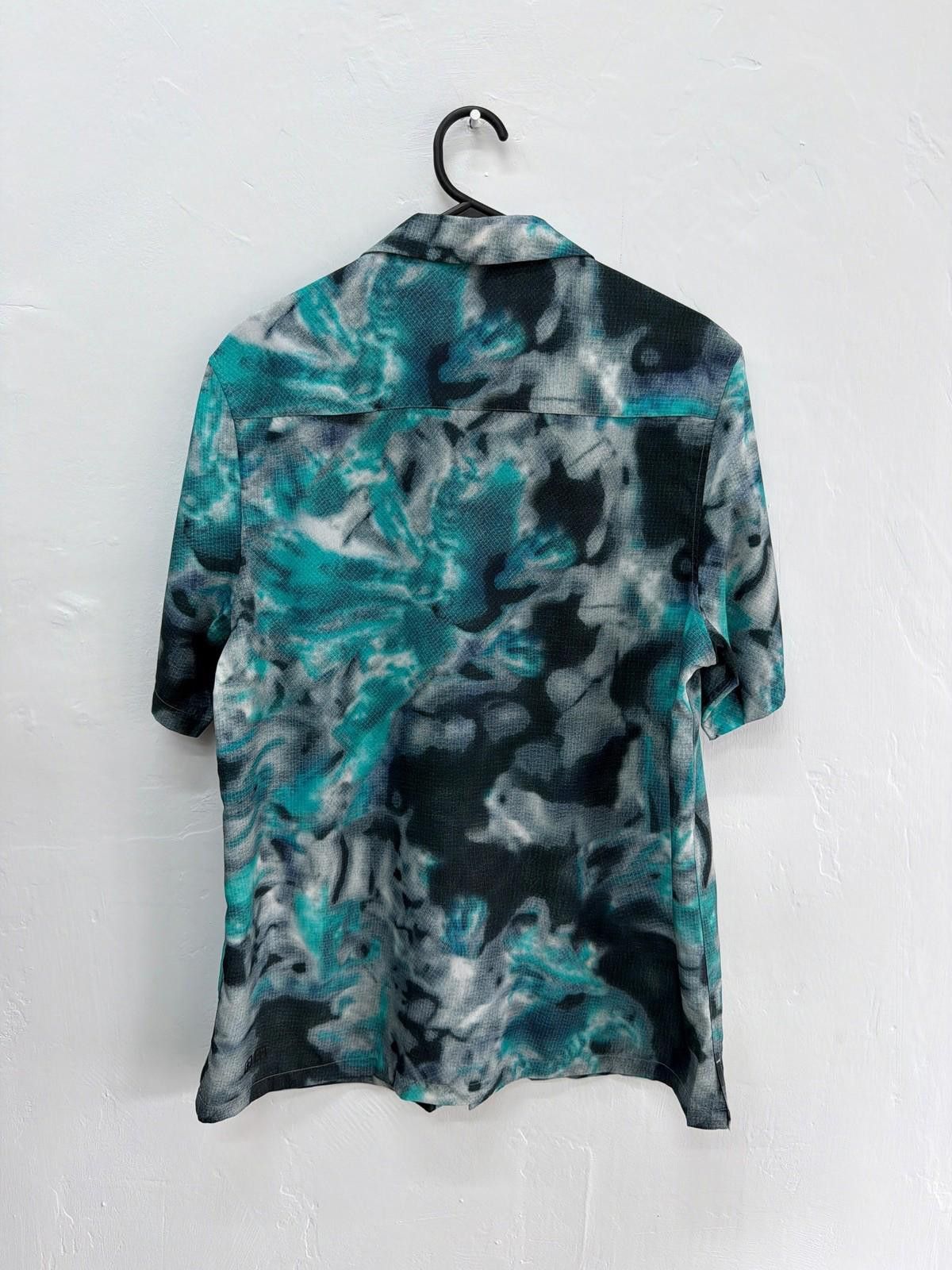 Ksubi new ksubi medium m short sleeve resort shirt green digital Size US M / EU 48-50 / 2 - 4 Thumbnail