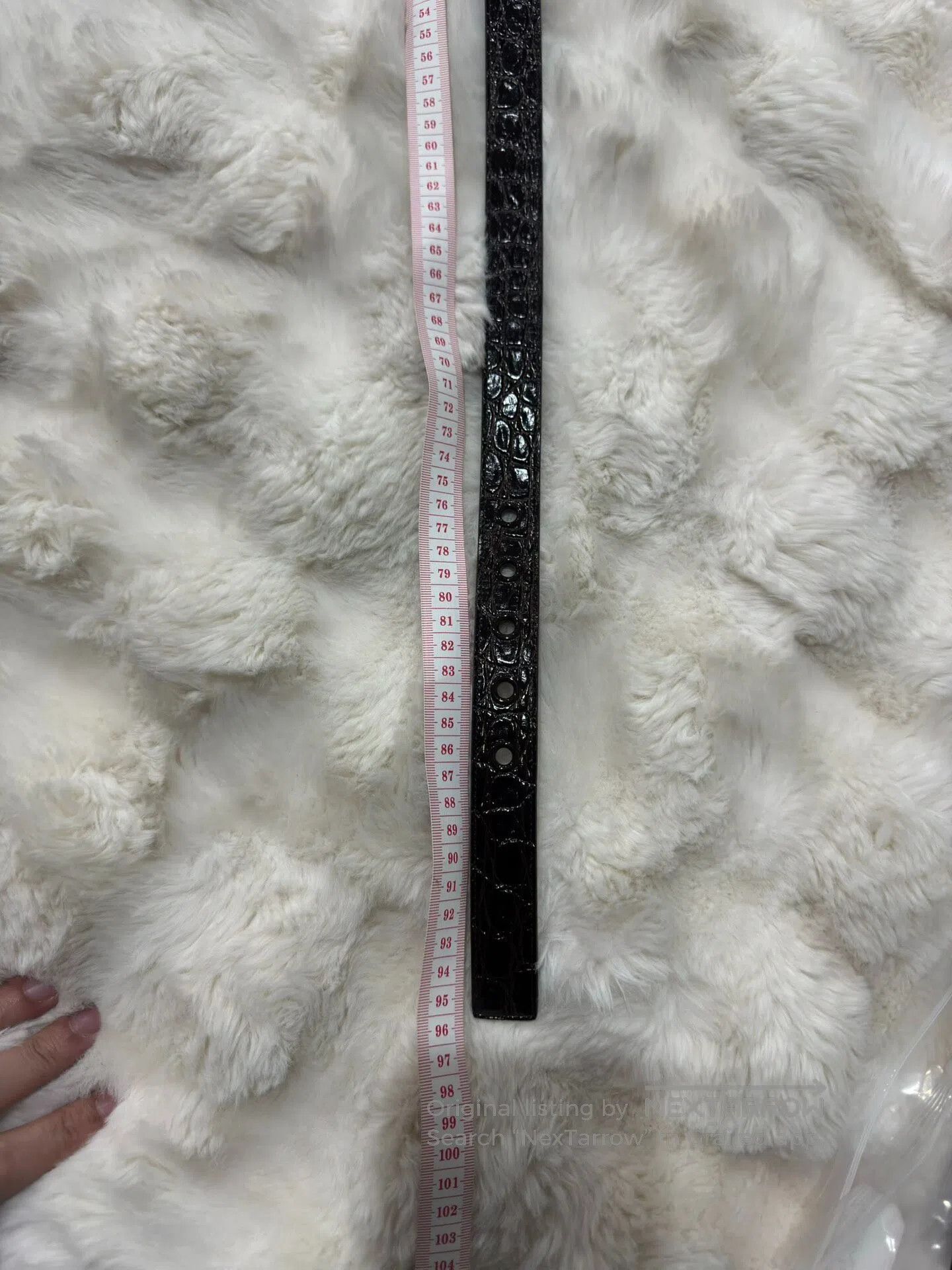 Saint Laurent Paris Saint Laurent Paris size 80 Embossed Leather Belt| Size ONE SIZE - 7 Thumbnail