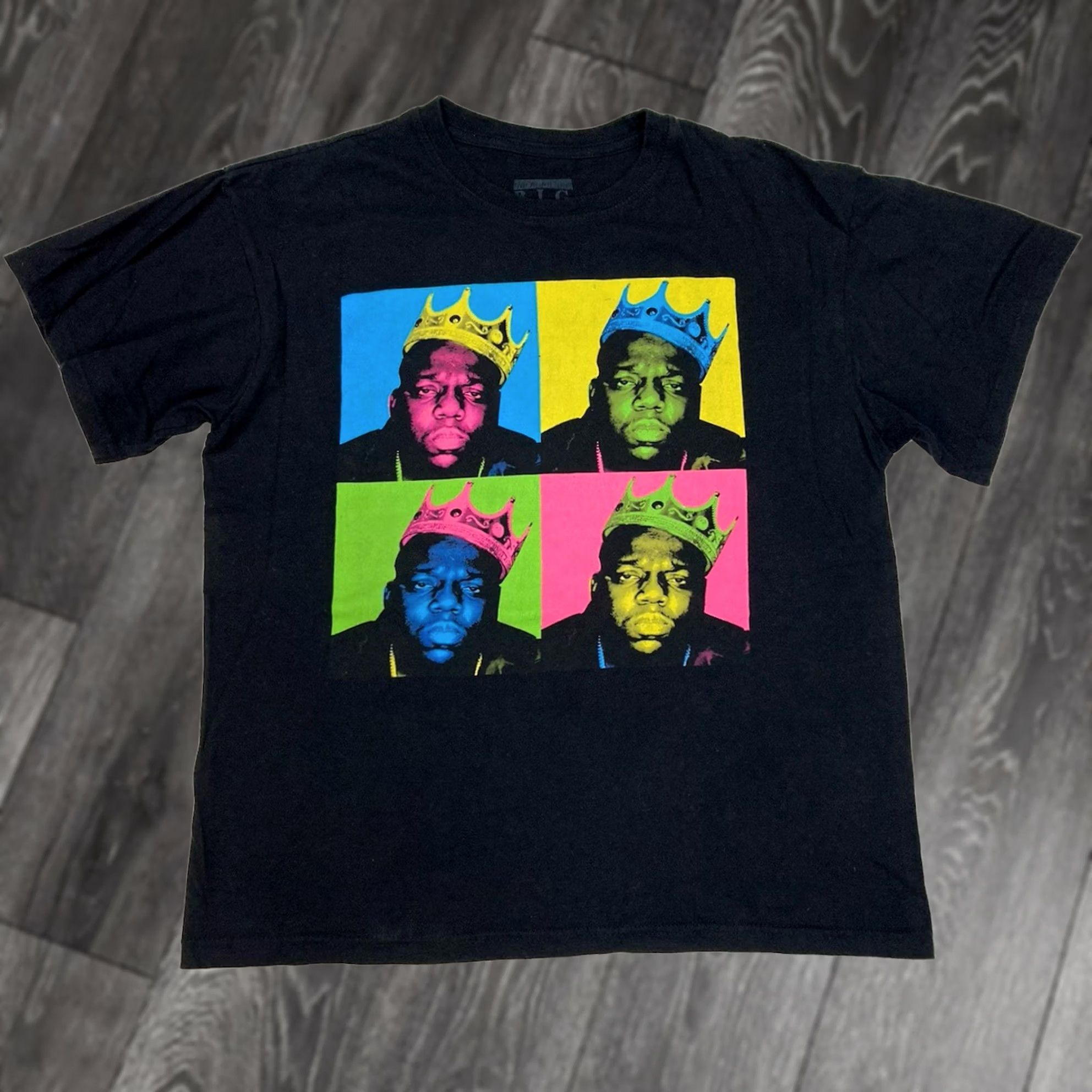 Vintage Notorious The Notorious BIG Biggie Smalls Art Graphic T-shirt Women Medium Black Music Rap Shirt Size M / US 6-8 / IT 42-44 - 1 Thumbnail