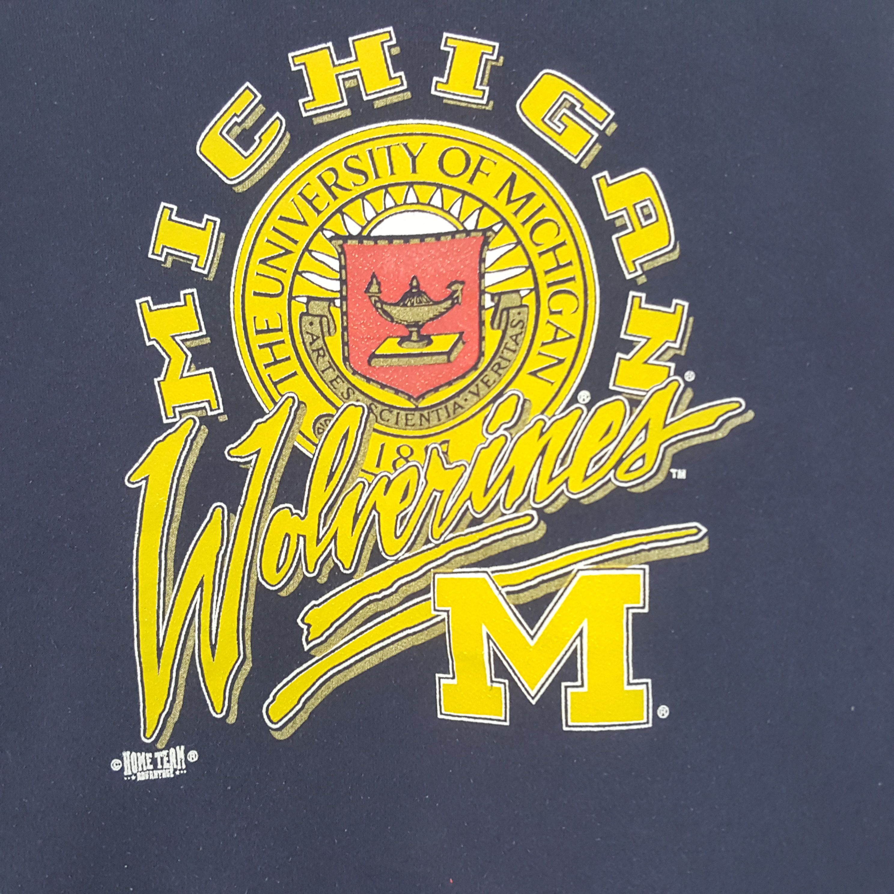 Nutmeg × Vintage Vintage Michigan American University Sport Style Sweatshirt Size US S / EU 44-46 / 1 - 2 Thumbnail