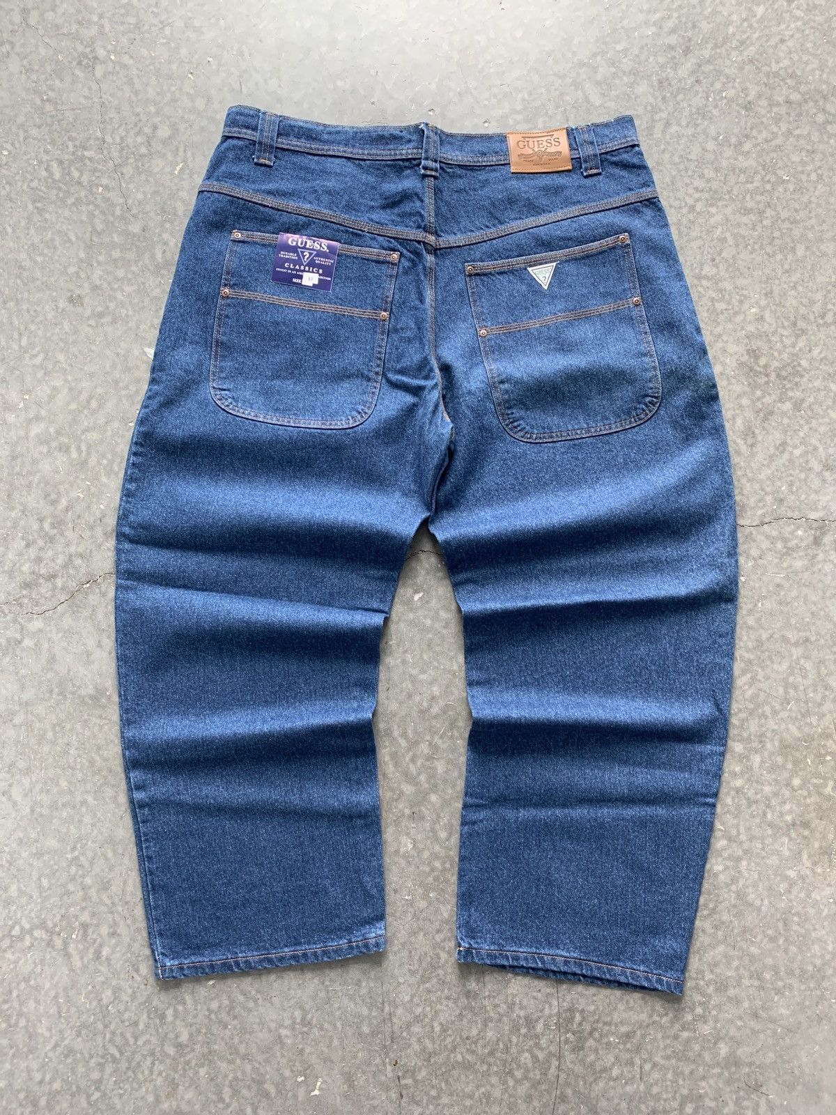 Guess × JNCO × Vintage Crazy BNWT Vintage Y2K Guess Baggy Jeans Size US 42 / EU 58 - 1 Thumbnail