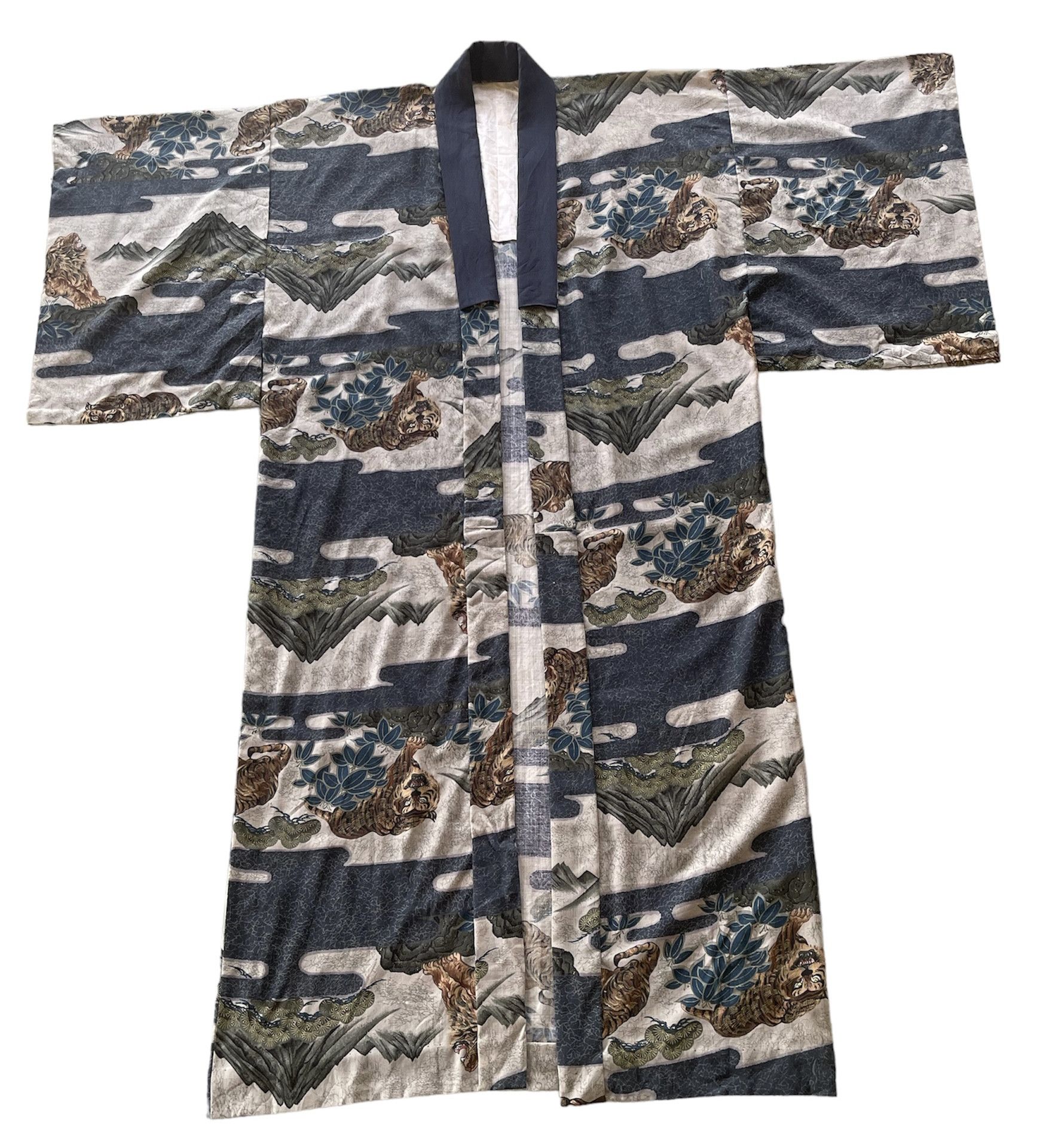 Vintage RARE KIMONO TIGER FULL PRINT JAPAN Size US L / EU 52-54 / 3 - 1 Thumbnail